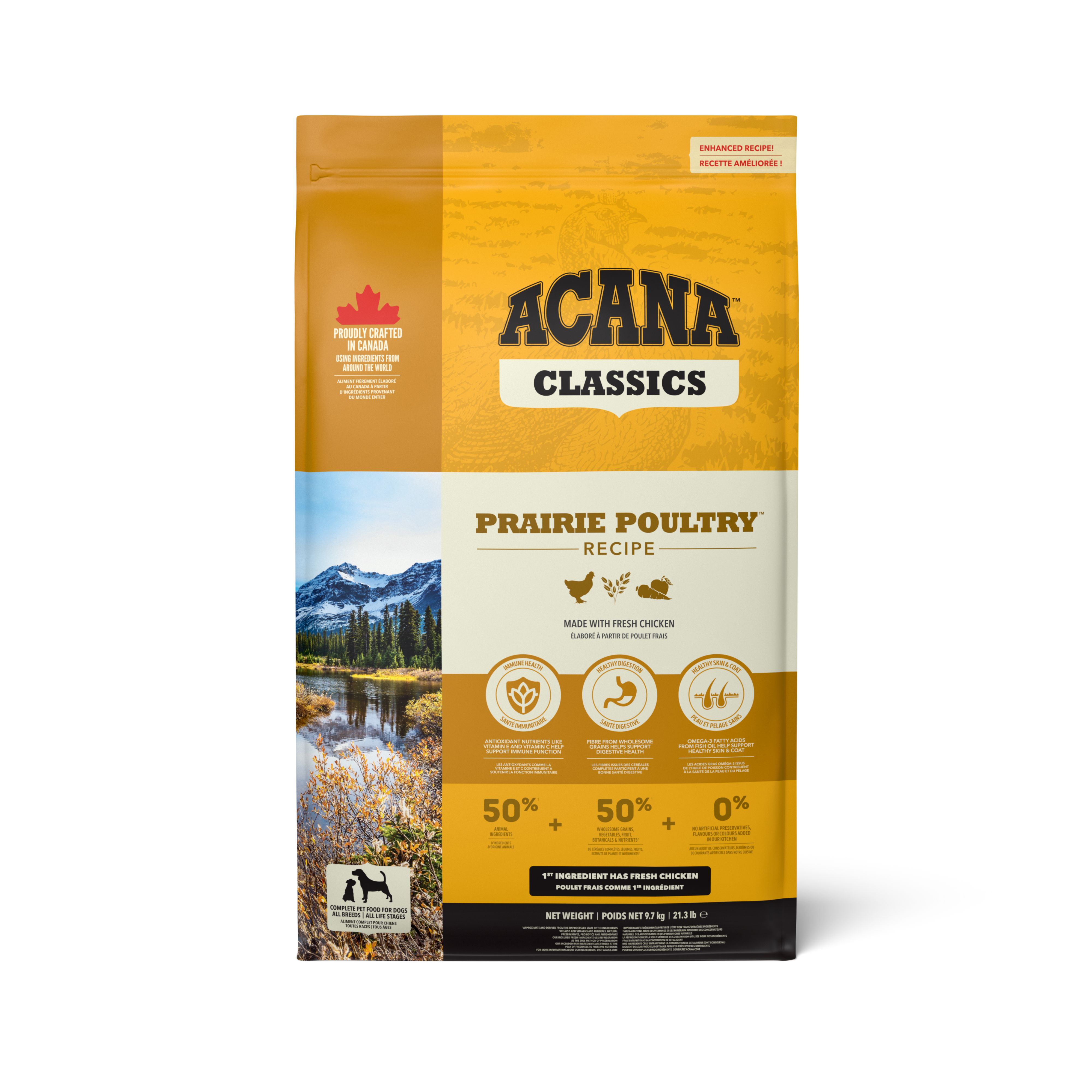 Classic Praire Poultry Torrfoder f&ouml;r hund 9,7kg