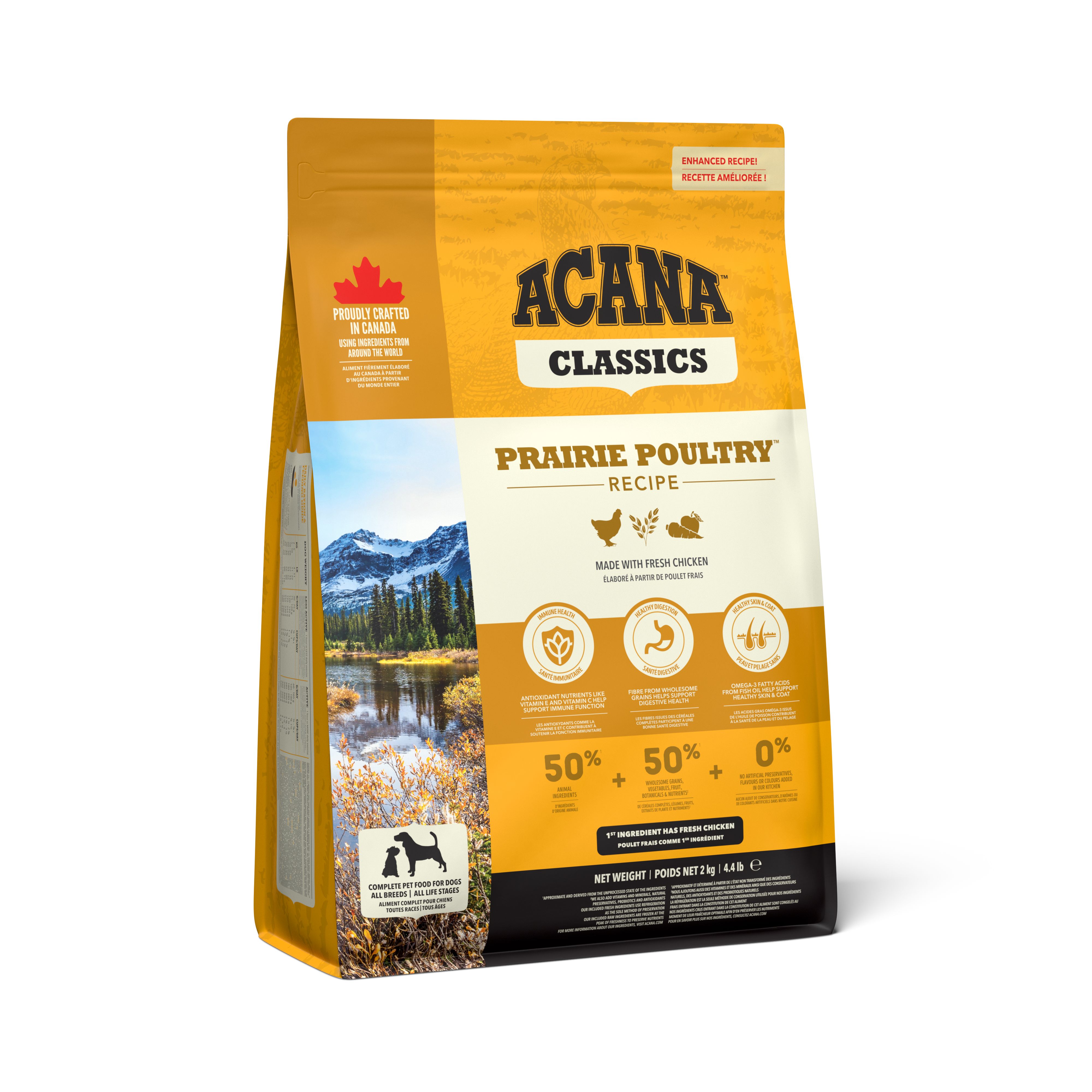 Classic Praire Poultry Torrfoder f&ouml;r hund 2kg