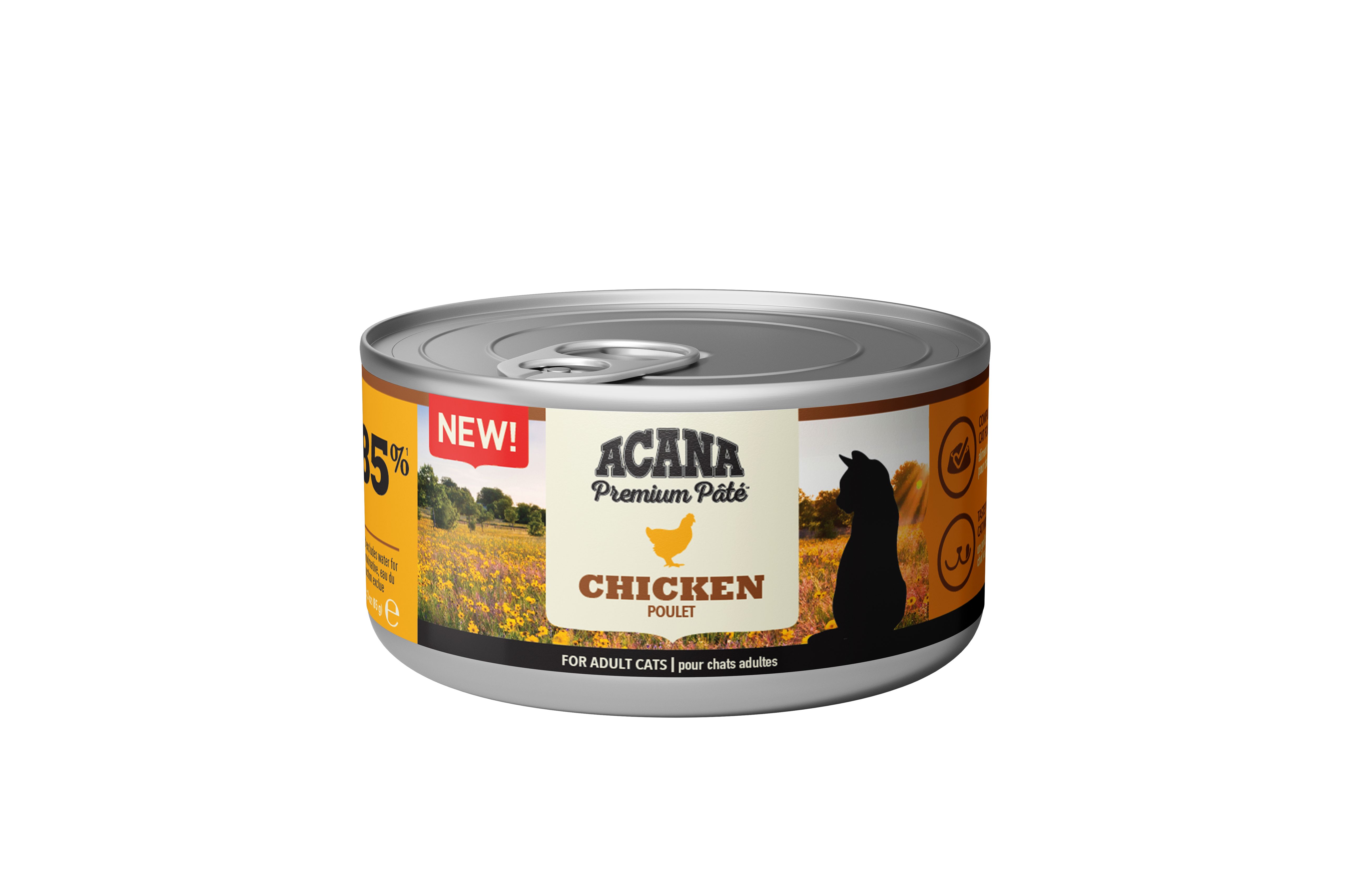 Premium Pat&eacute; Chicken V&aring;tfoder f&ouml;r katt 85g