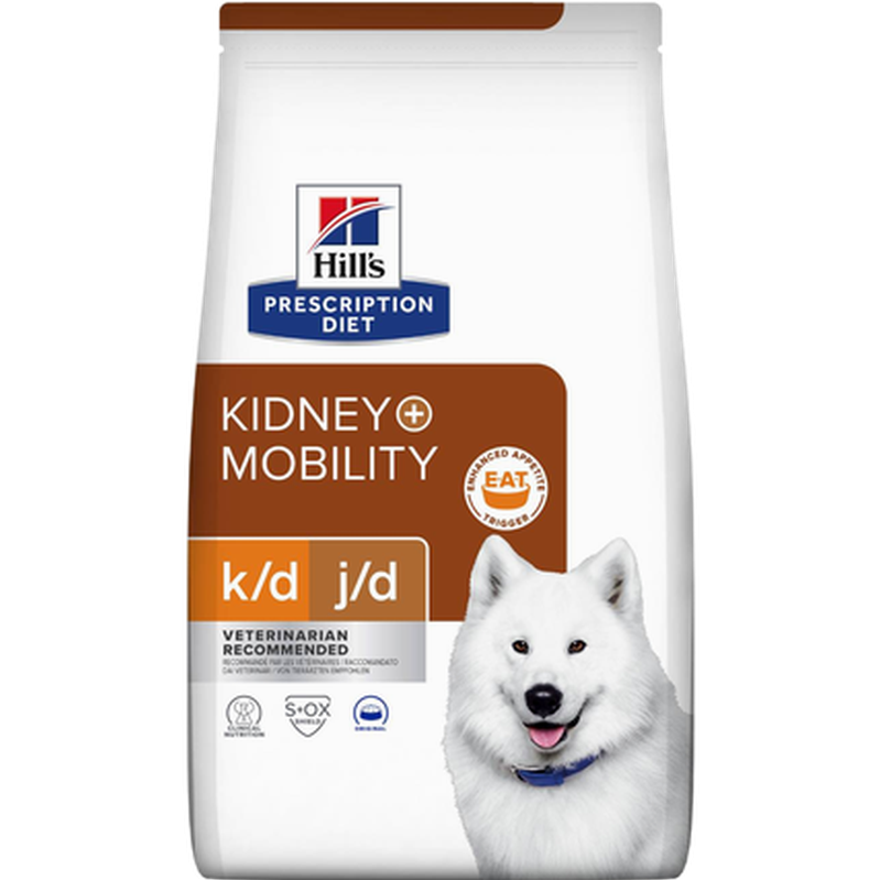k/d + j/d Mobility Veterinärfoder för hund 12kg