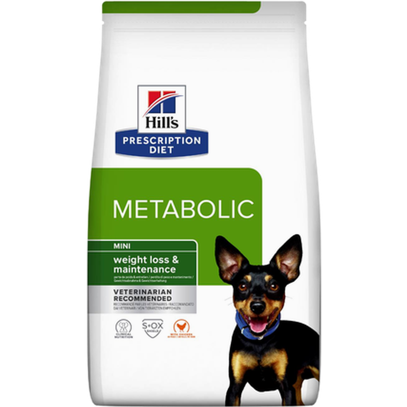 Metabolic Mini Veterinärfoder för hund 3kg