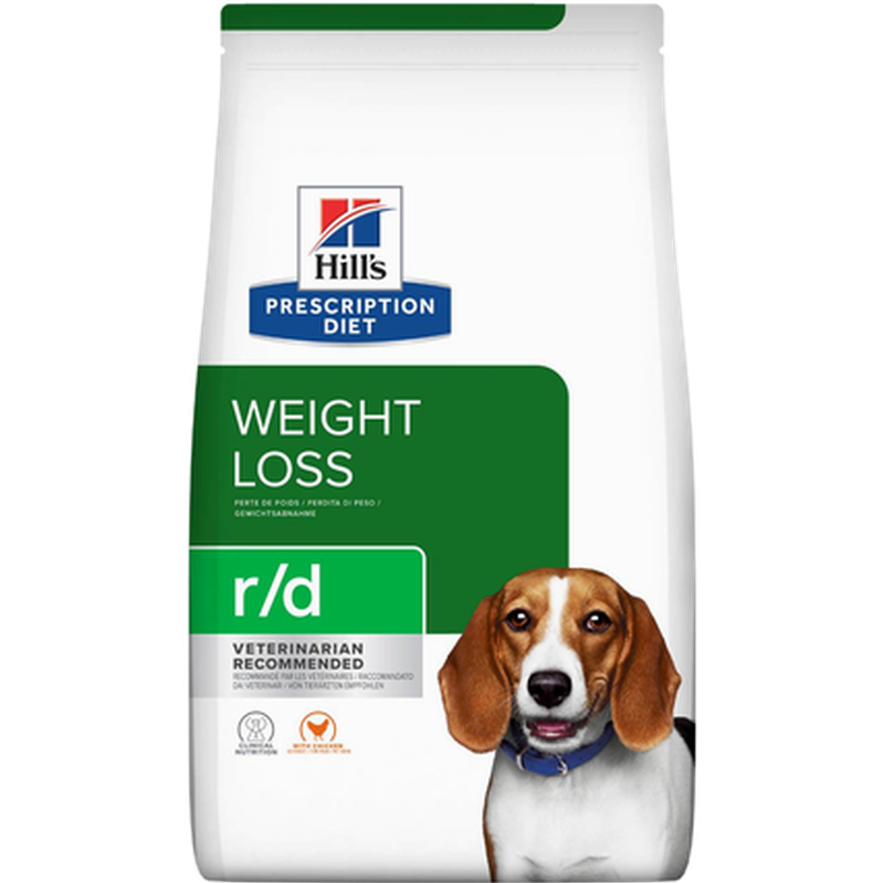 Bilde av Adult R/d Weight Loss Chicken 10kg - Tørrfôr Til Hund