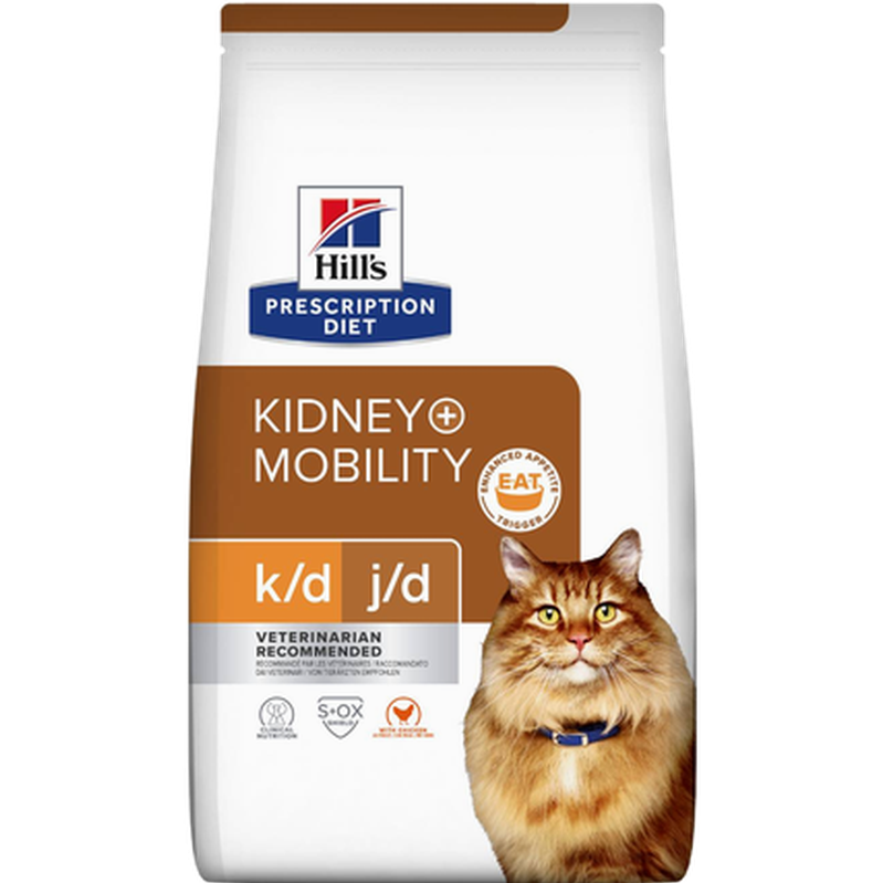 k/d + j/d Kidney Mobility Veterin&auml;rfoder 3kg