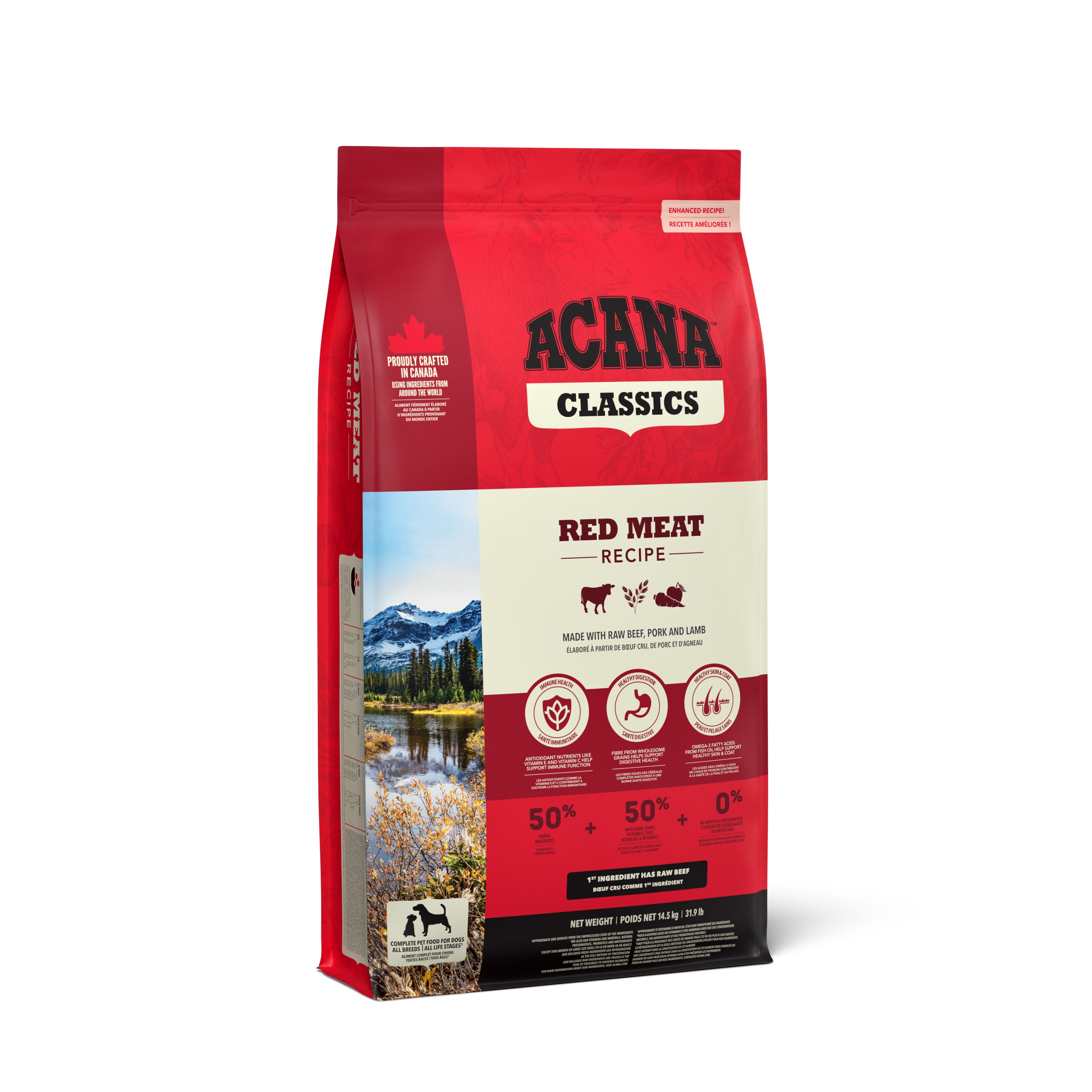 Classics Red Meat Recipe Torrfoder f&ouml;r hund 14,5kg
