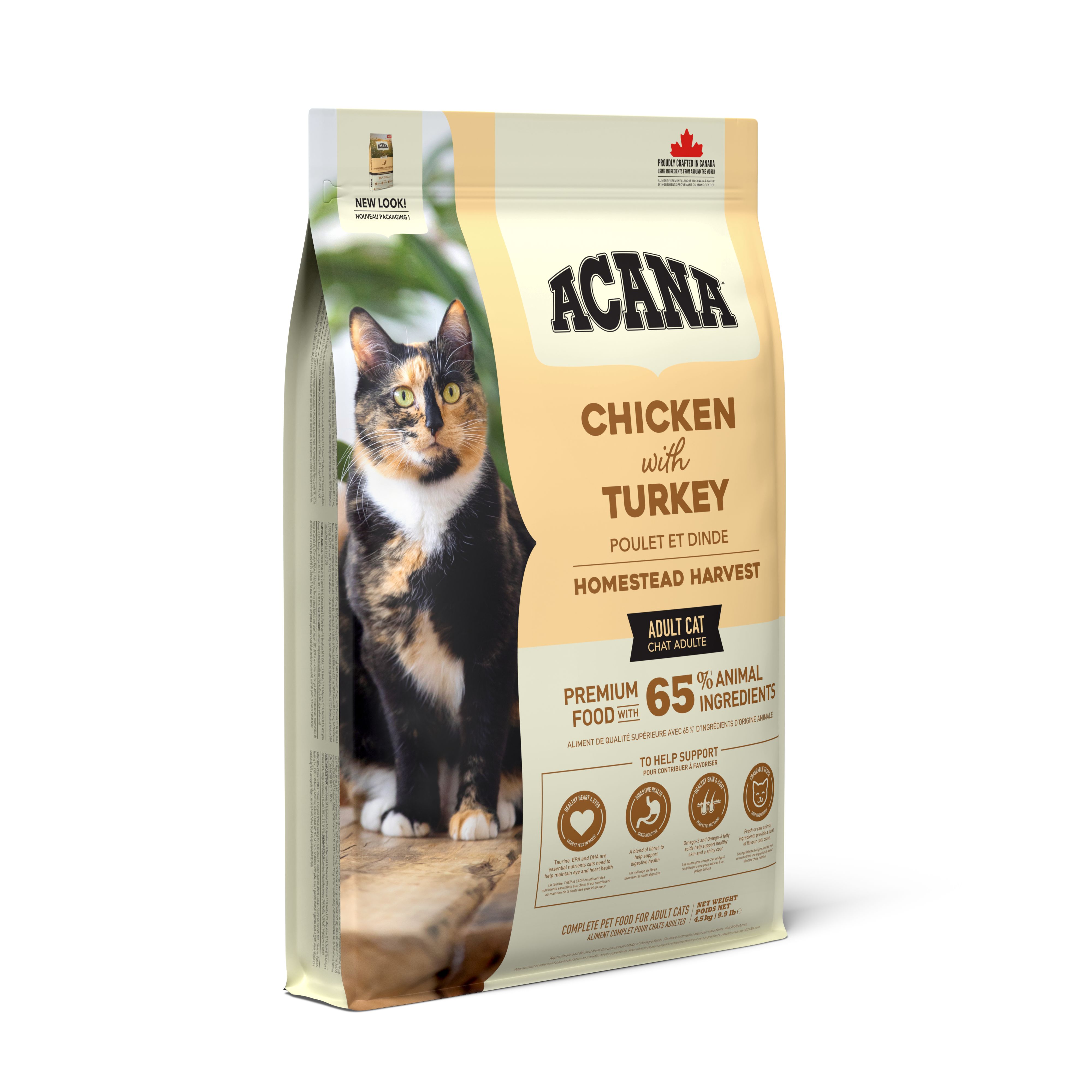 Adult Homestead Harvest Torrfoder för katt 4,5kg