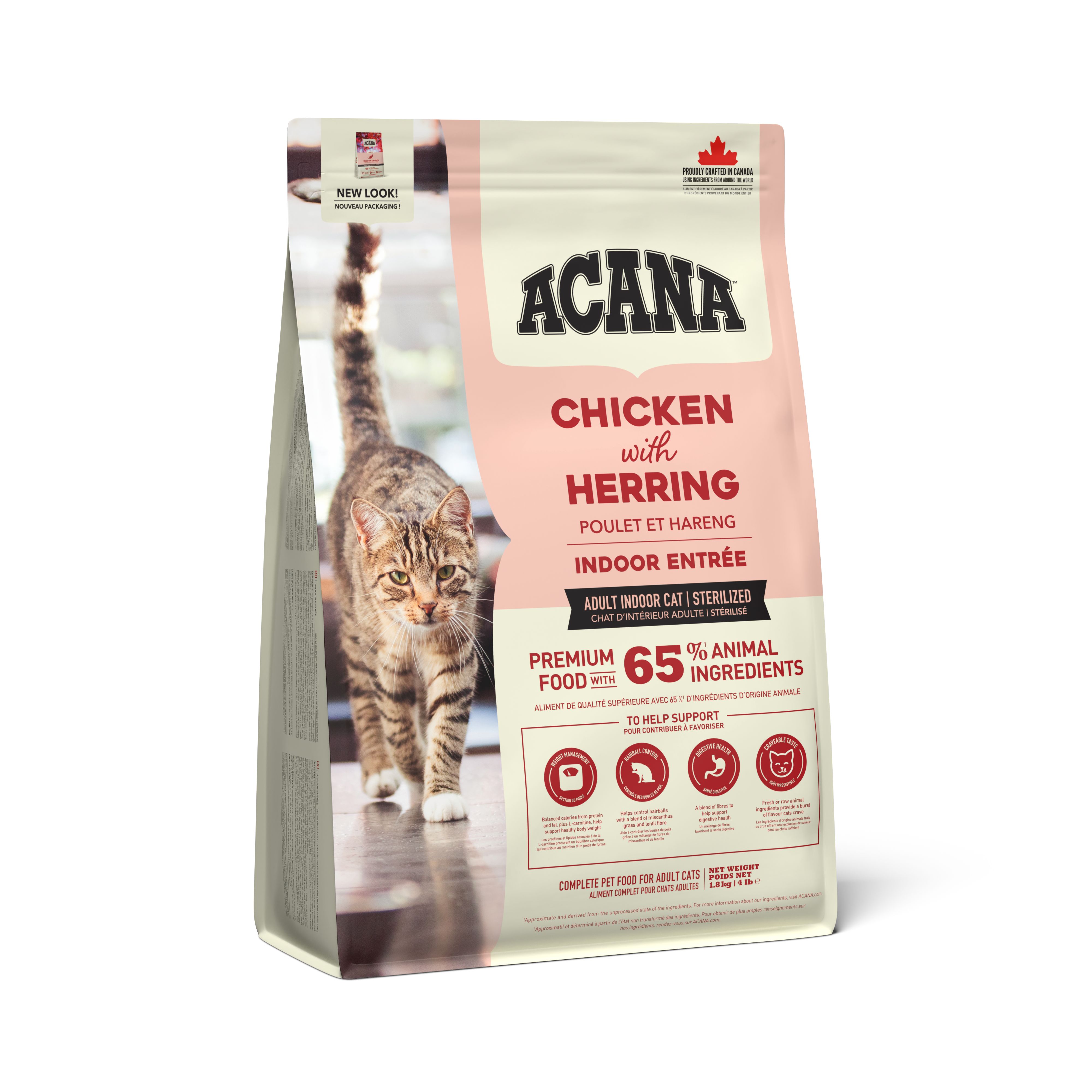 Adult Indoor Entr&eacute;e Torrfoder f&ouml;r katt 1,8kg