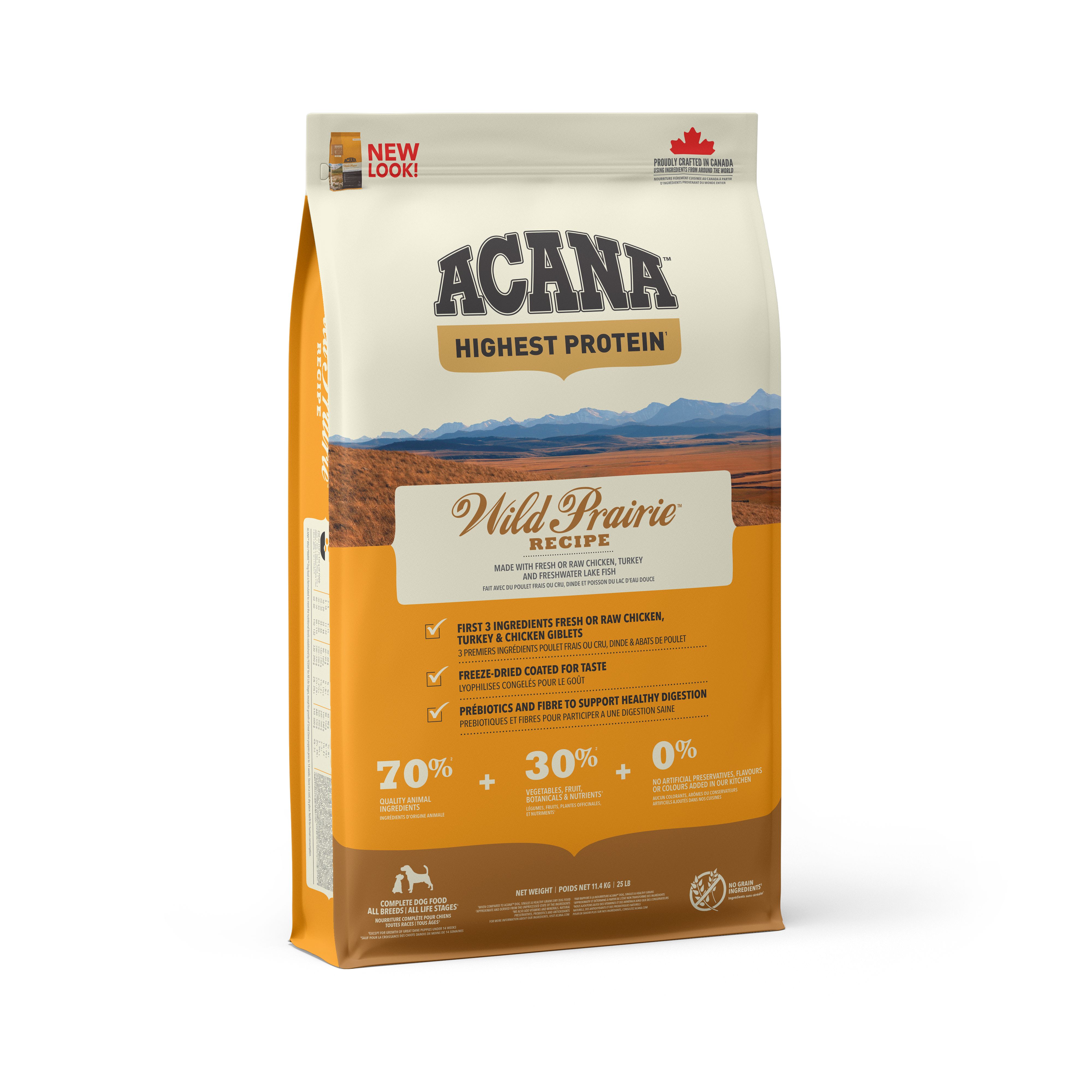 Wild Prairie Recipe Torrfoder f&ouml;r hund 11,4kg