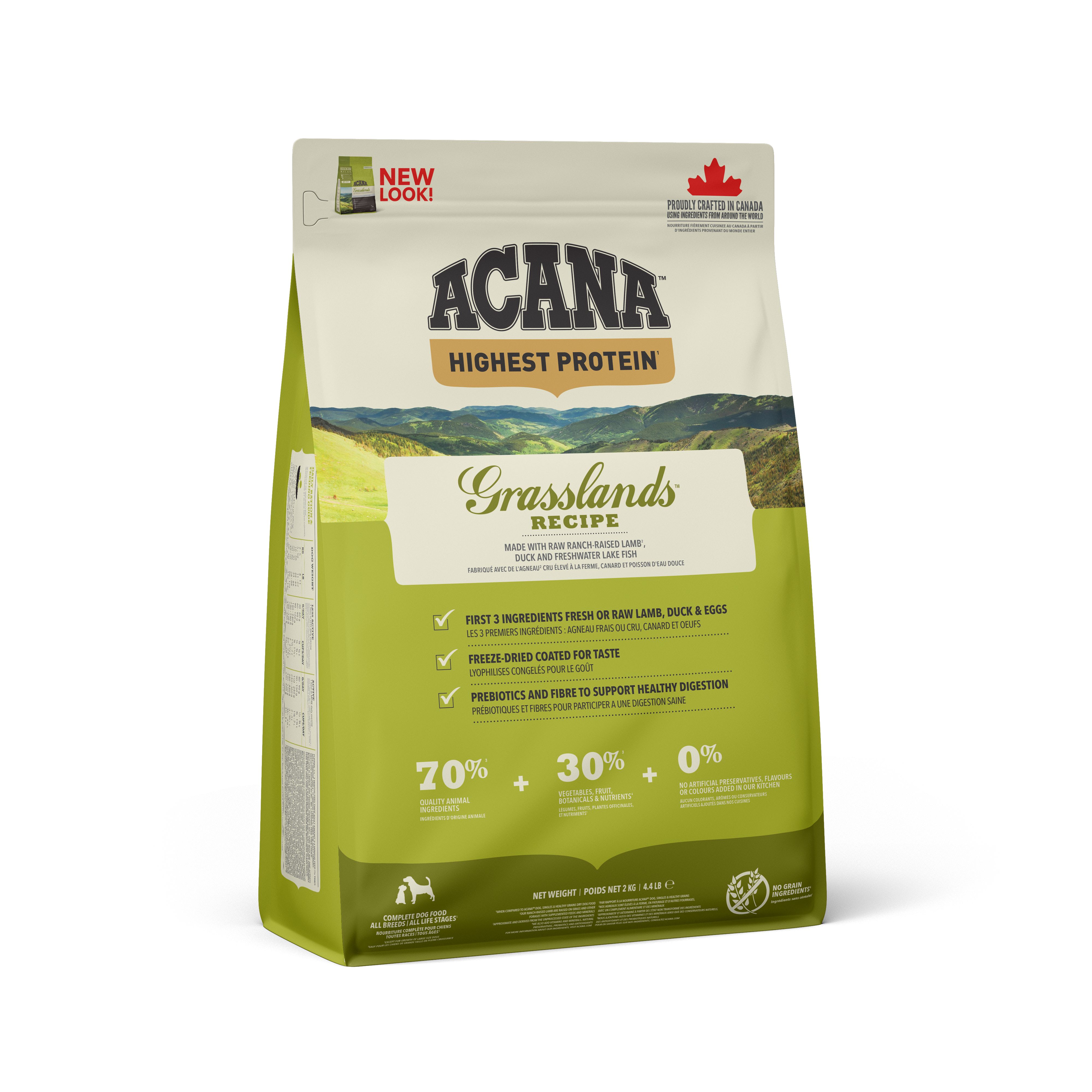 Grasslands Recipe Torrfoder för hund 2kg