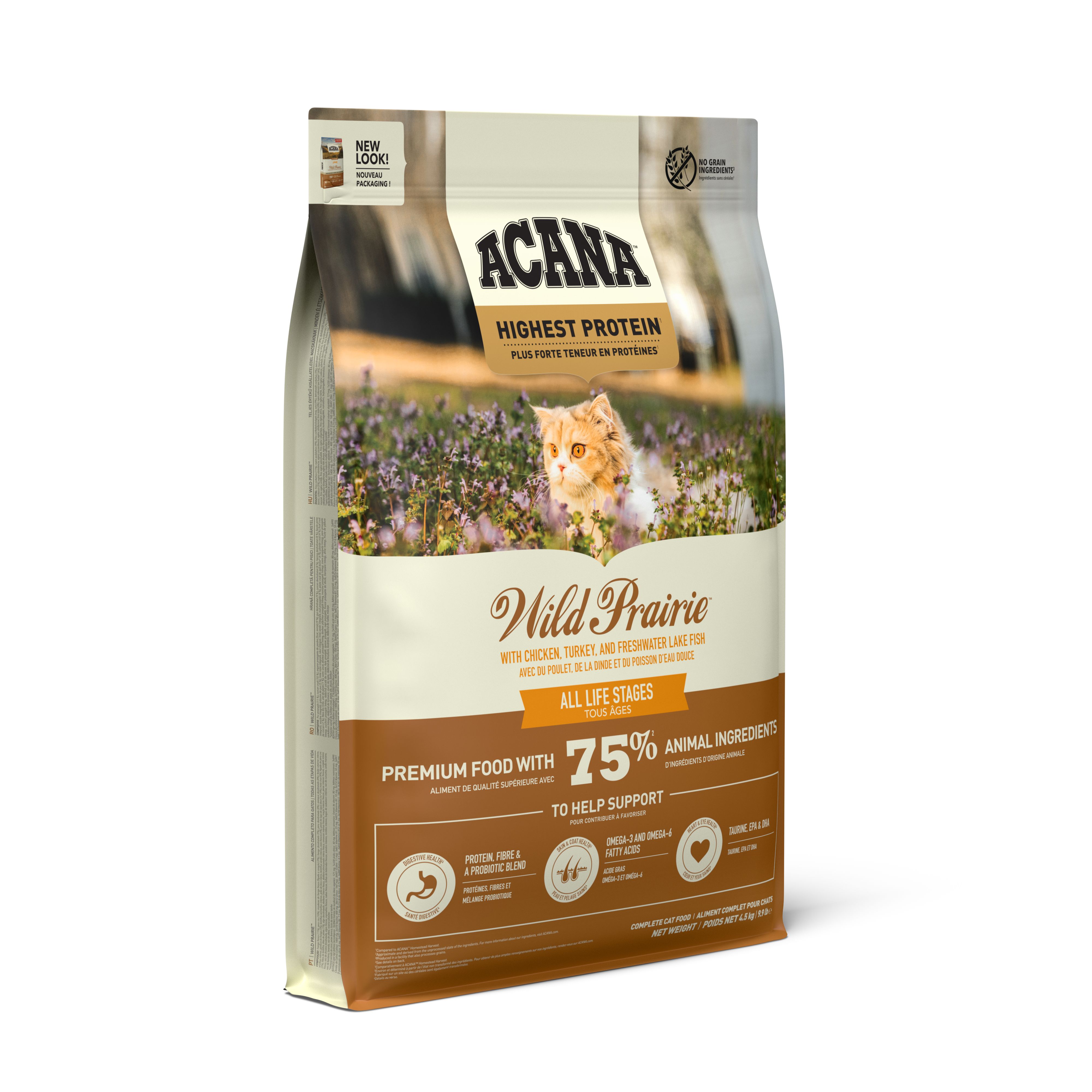 Wild Prairie Torrfoder f&ouml;r katt 4,5kg