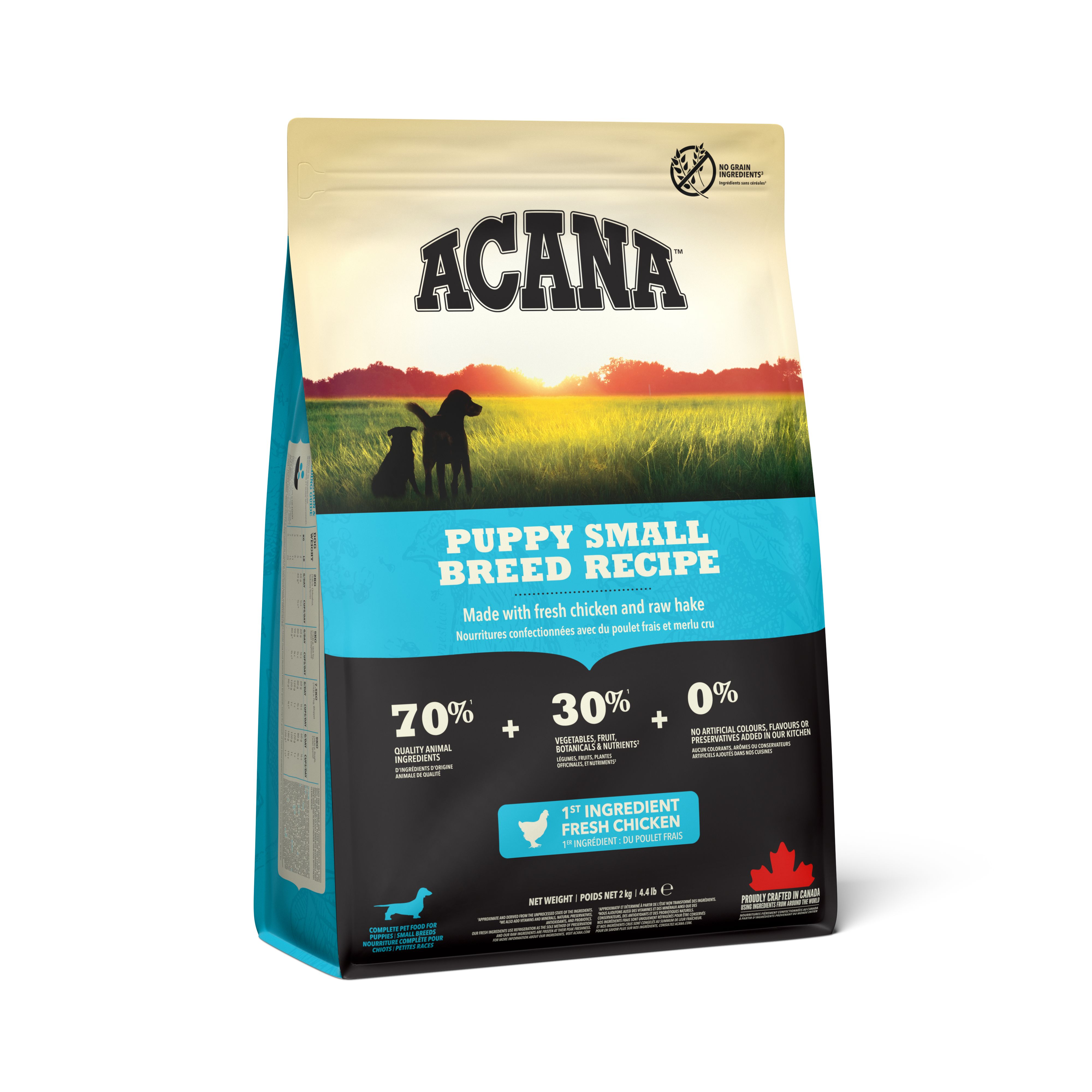 Puppy Small Breed Recipe Torrfoder för hund 2kg