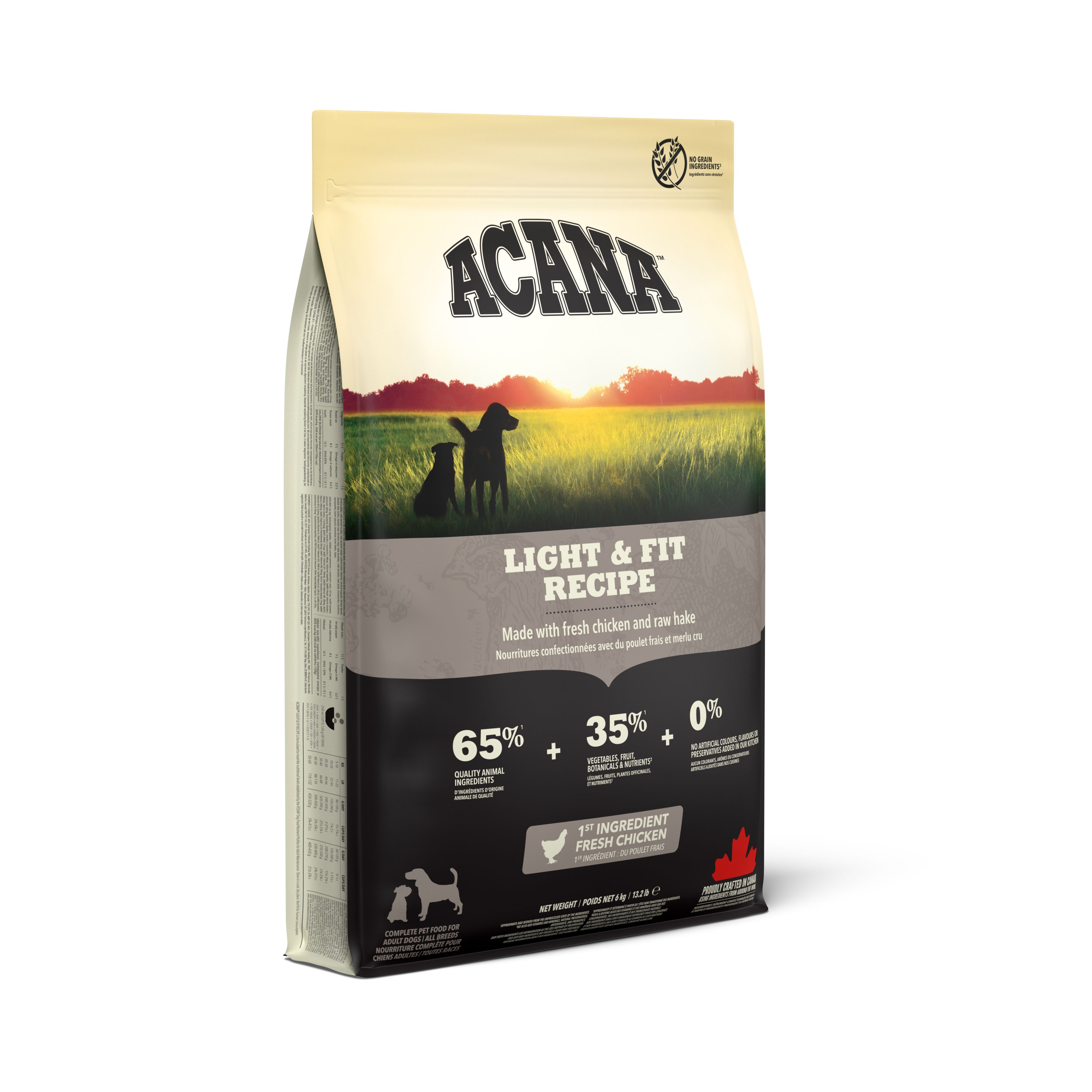 Light & Fit Recipe Torrfoder för hund 6kg