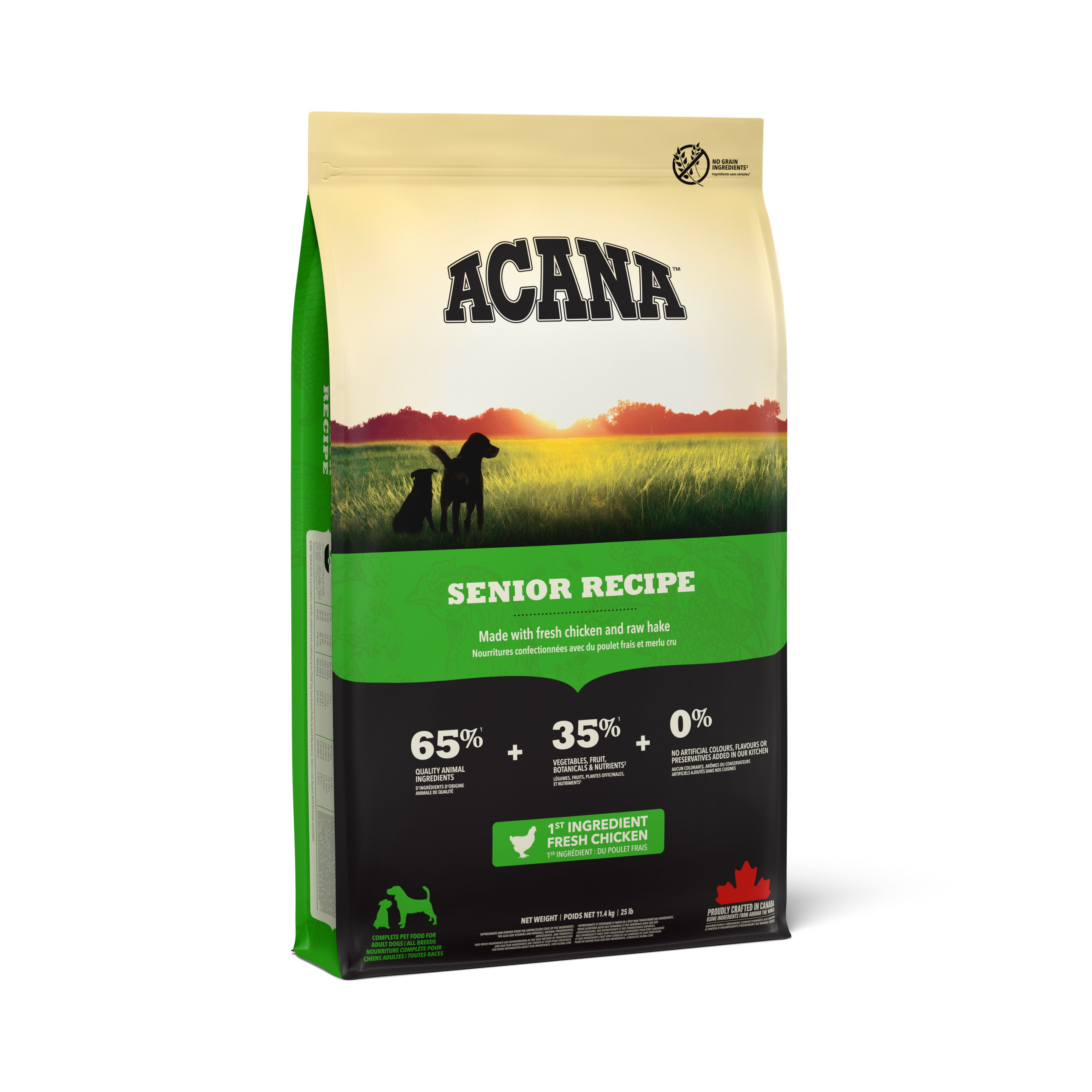 Senior Recipe Torrfoder f&ouml;r hund 11,4kg
