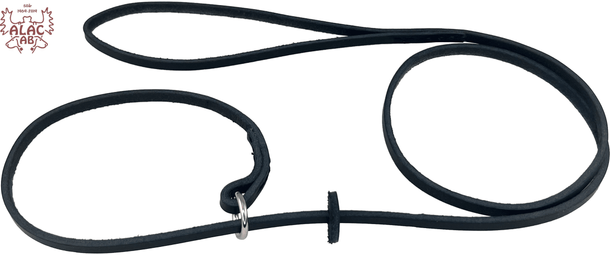 Utst&auml;llningskoppel L&auml;der Svart 160cm