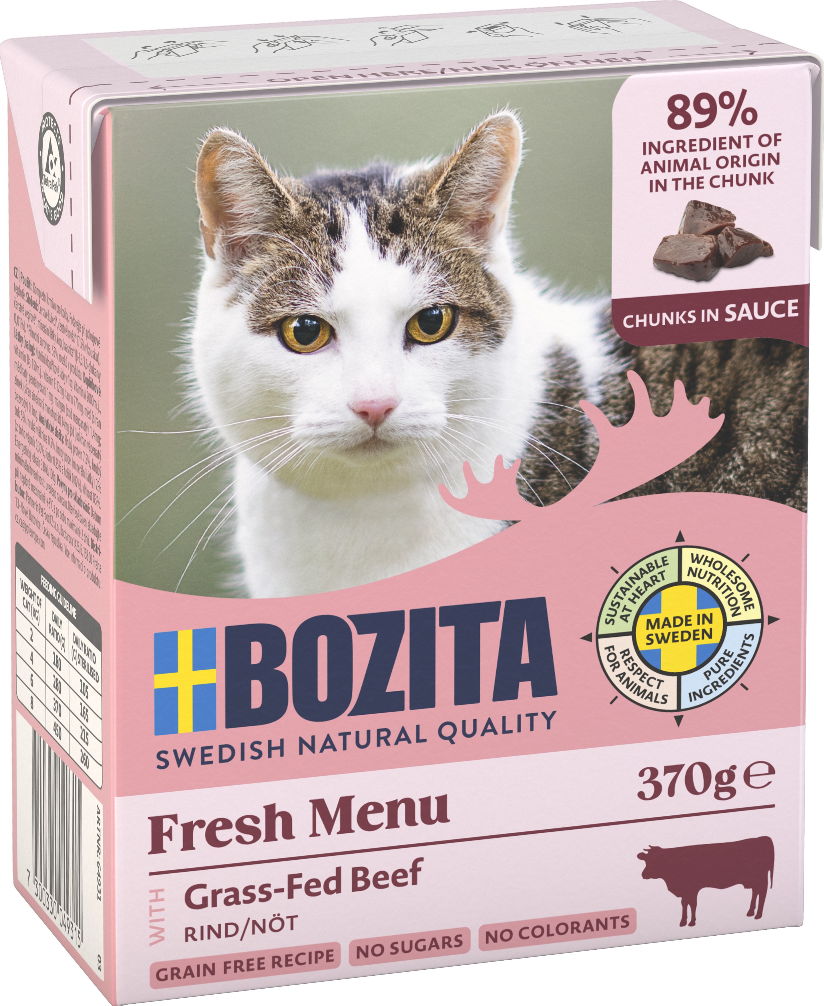 Beef Chunks in Sauce V&aring;tfoder f&ouml;r katt 370g