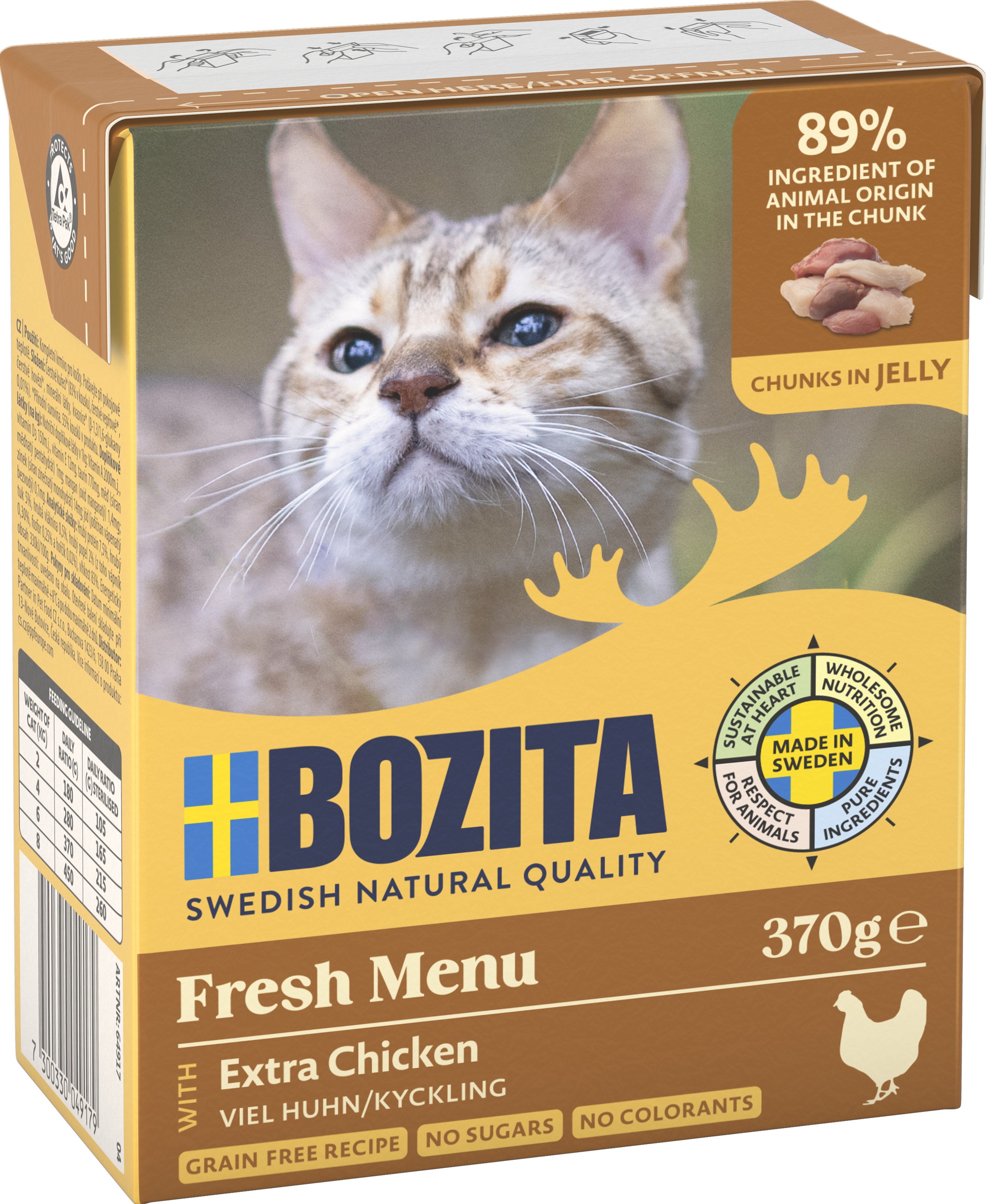 Chicken Chunks in Jelly V&aring;tfoder f&ouml;r katt 370g