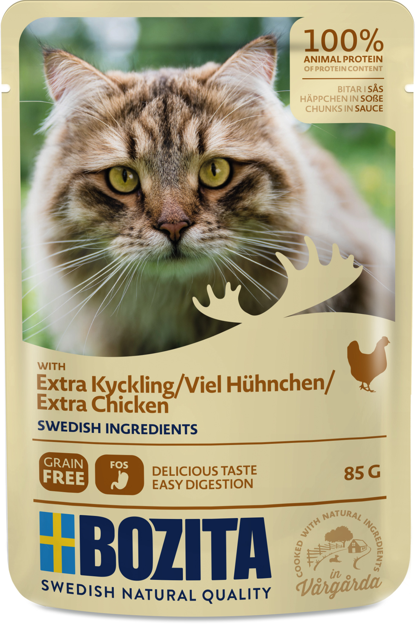 Chicken Chunks in Sauce V&aring;tfoder f&ouml;r katt 85g