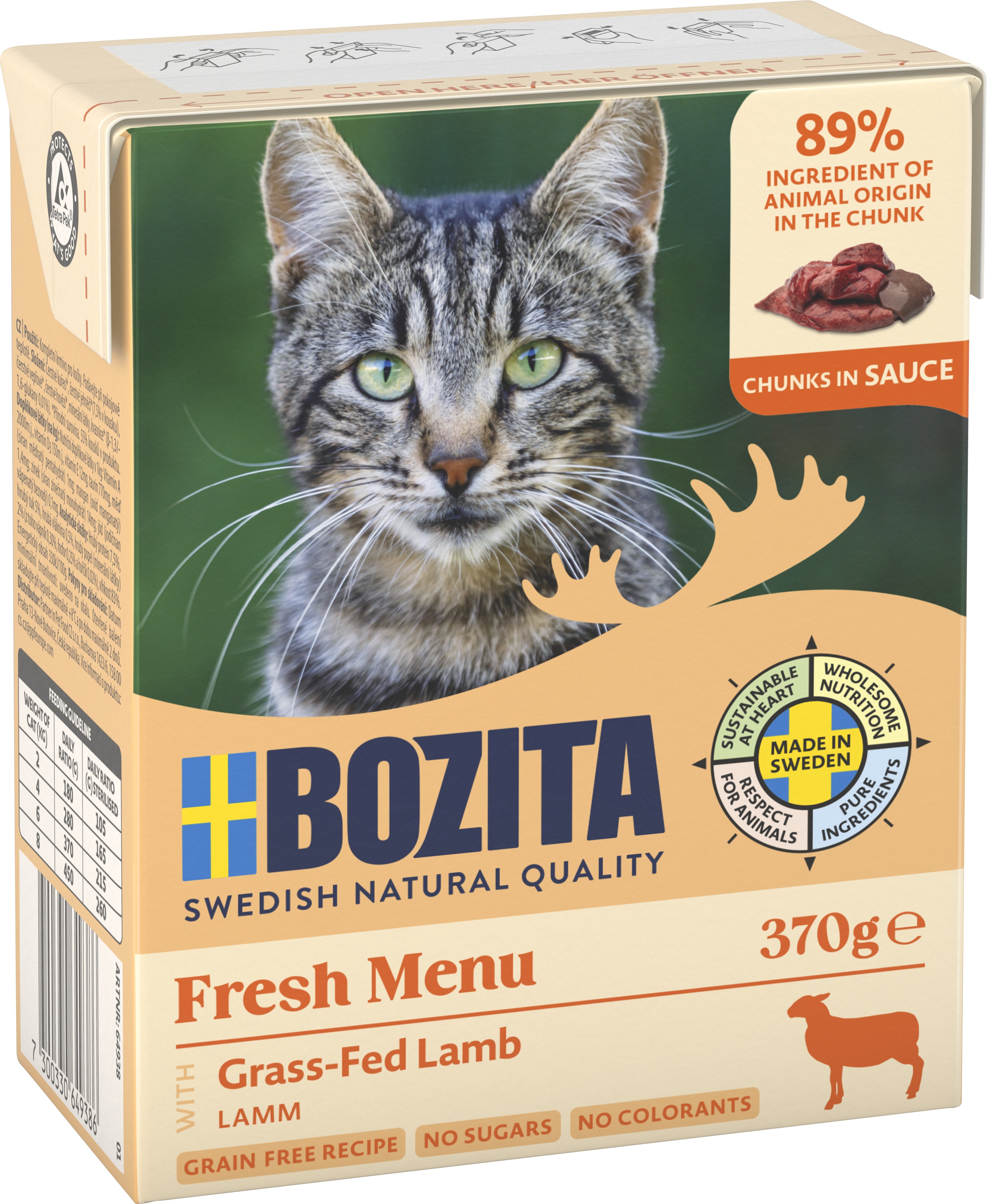 Lamb in Sauce V&aring;tfoder f&ouml;r katt 370g