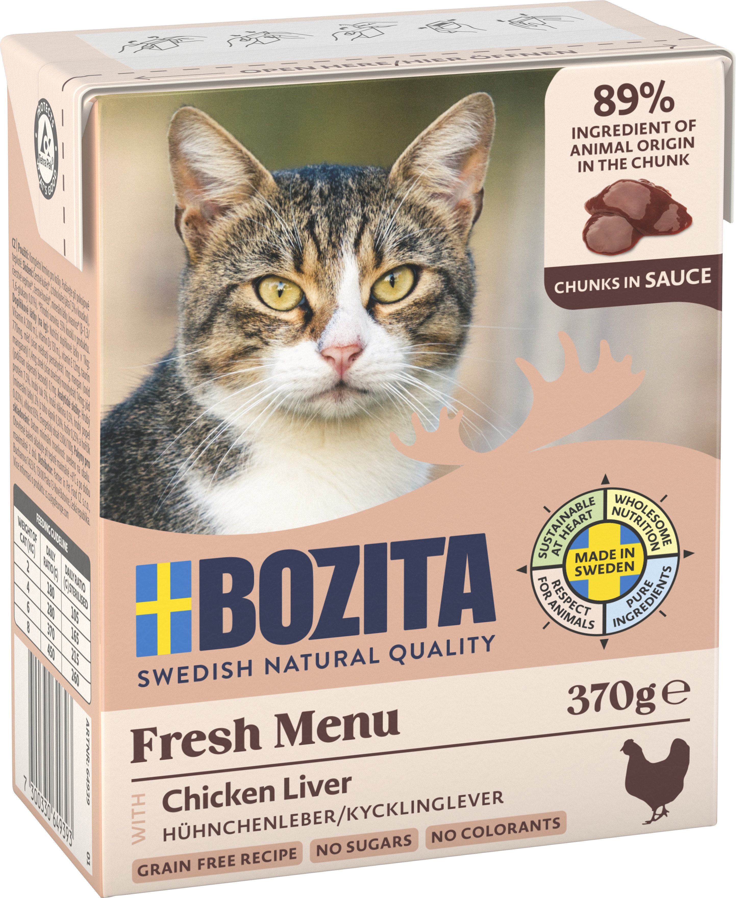 Chicken Liver in Sauce V&aring;tfoder f&ouml;r katt 370g