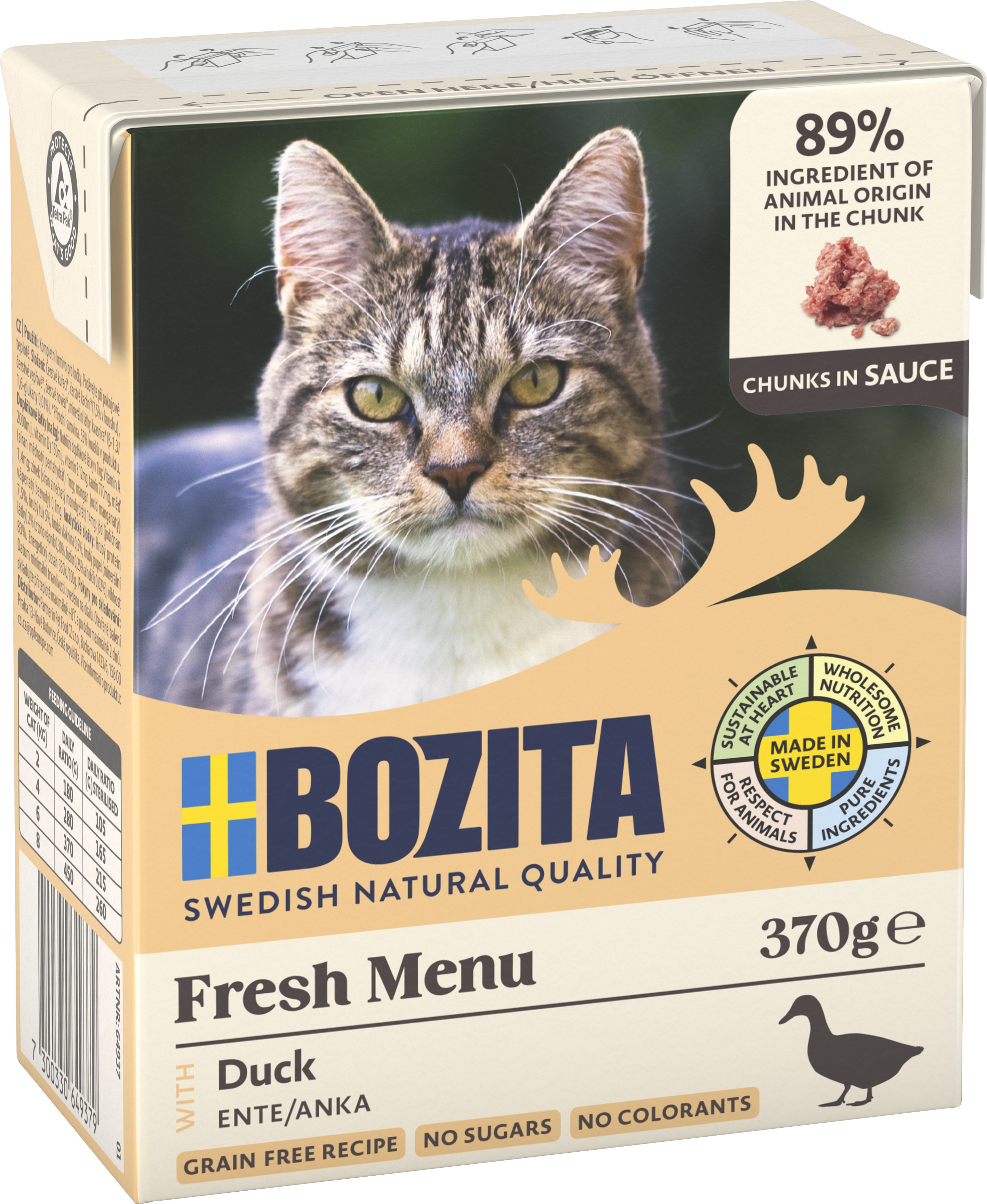 Duck in Sauce V&aring;tfoder f&ouml;r katt 370g