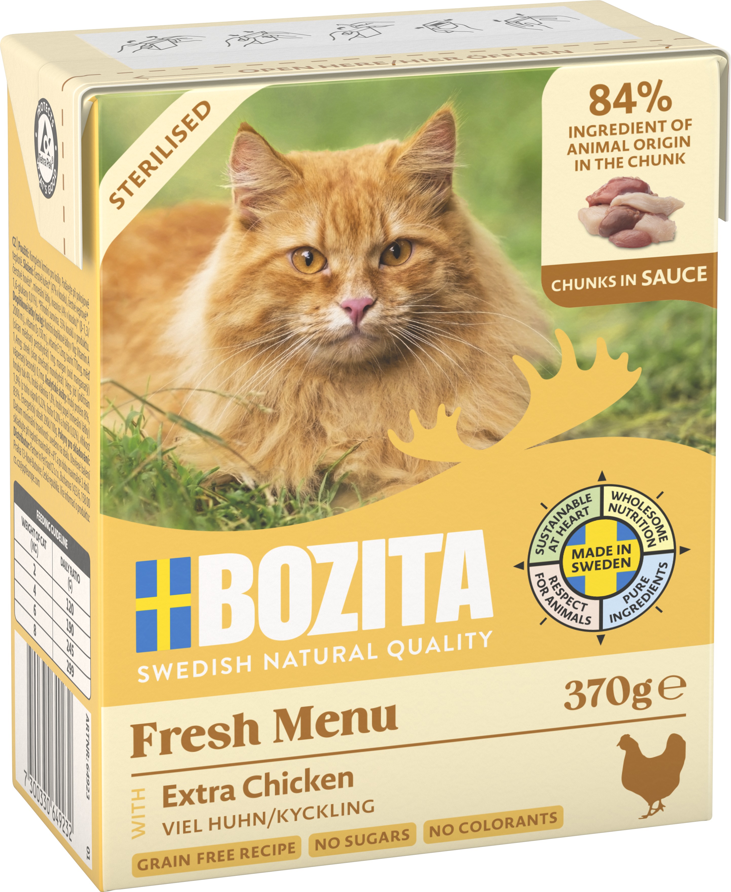 Sterilised Chicken in Sauce V&aring;tfoder f&ouml;r katt 370g