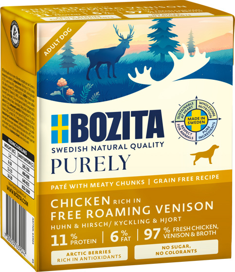 Purely Dog Paté Venison Våtfoder 370g