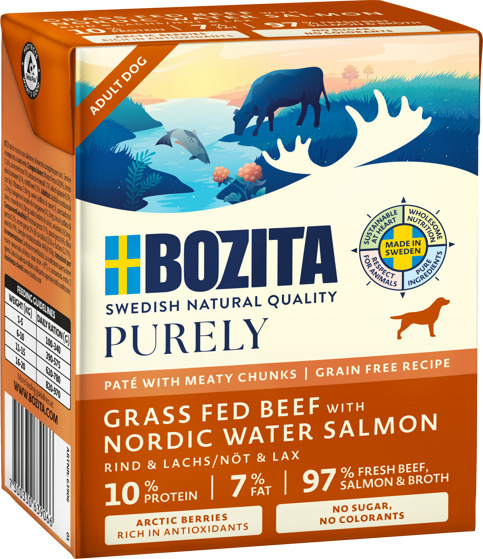 Purely Dog Paté Salmon Våtfoder 370g