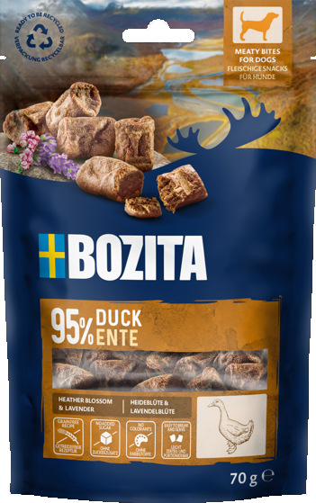 Snacks Meaty Bites Duck Hundgodis 70g