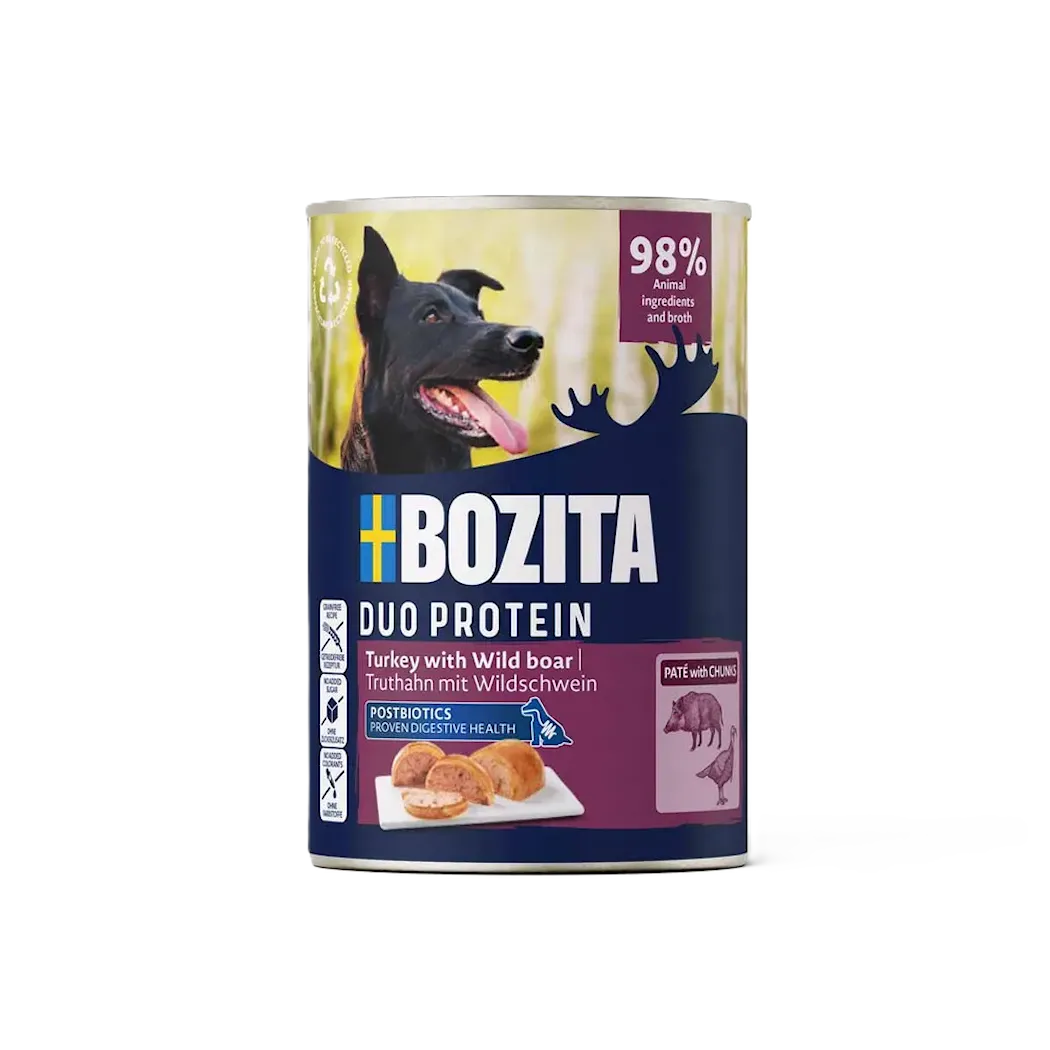 Dog Pate Turkey with Wild Boar V&aring;tfoder 400g