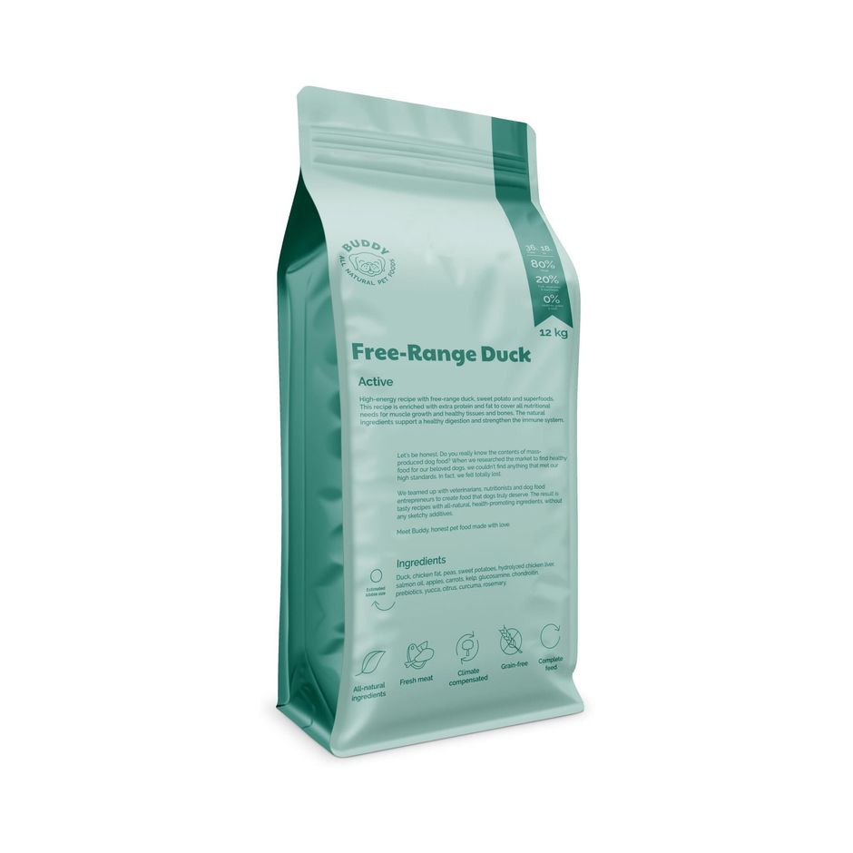 Free-Range Duck Hundfoder 12kg