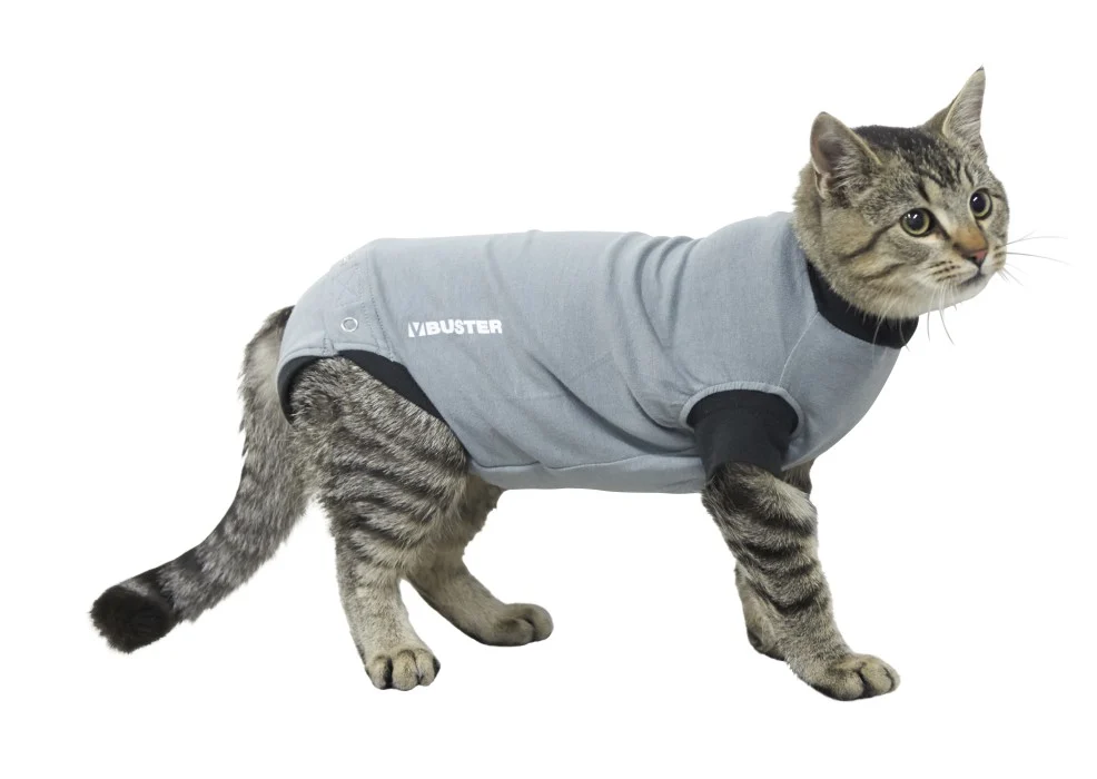 Body Suit EasyGo till katt Grå/Svart XS