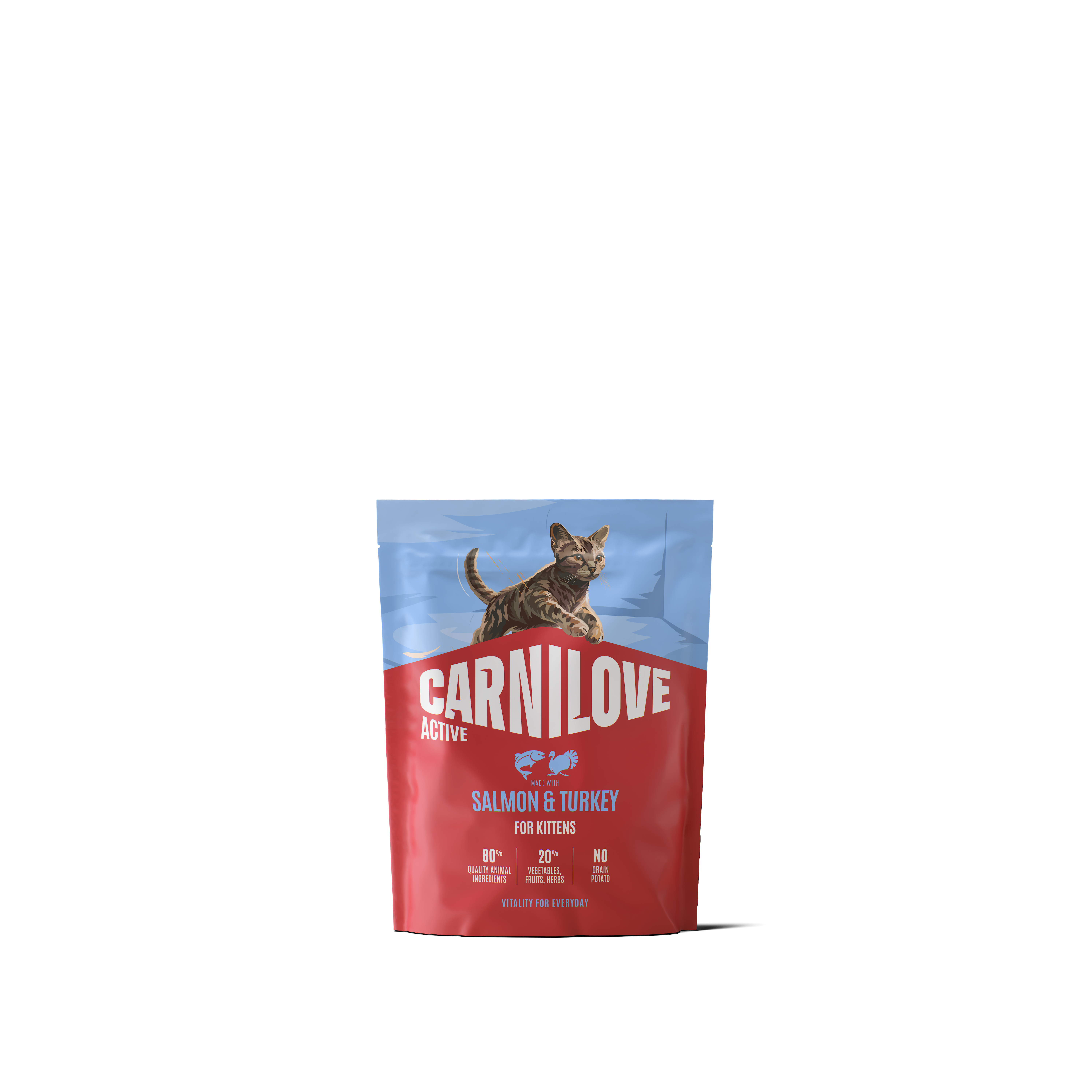 Active Cat Salmon & Turkey for Kittens 400g
