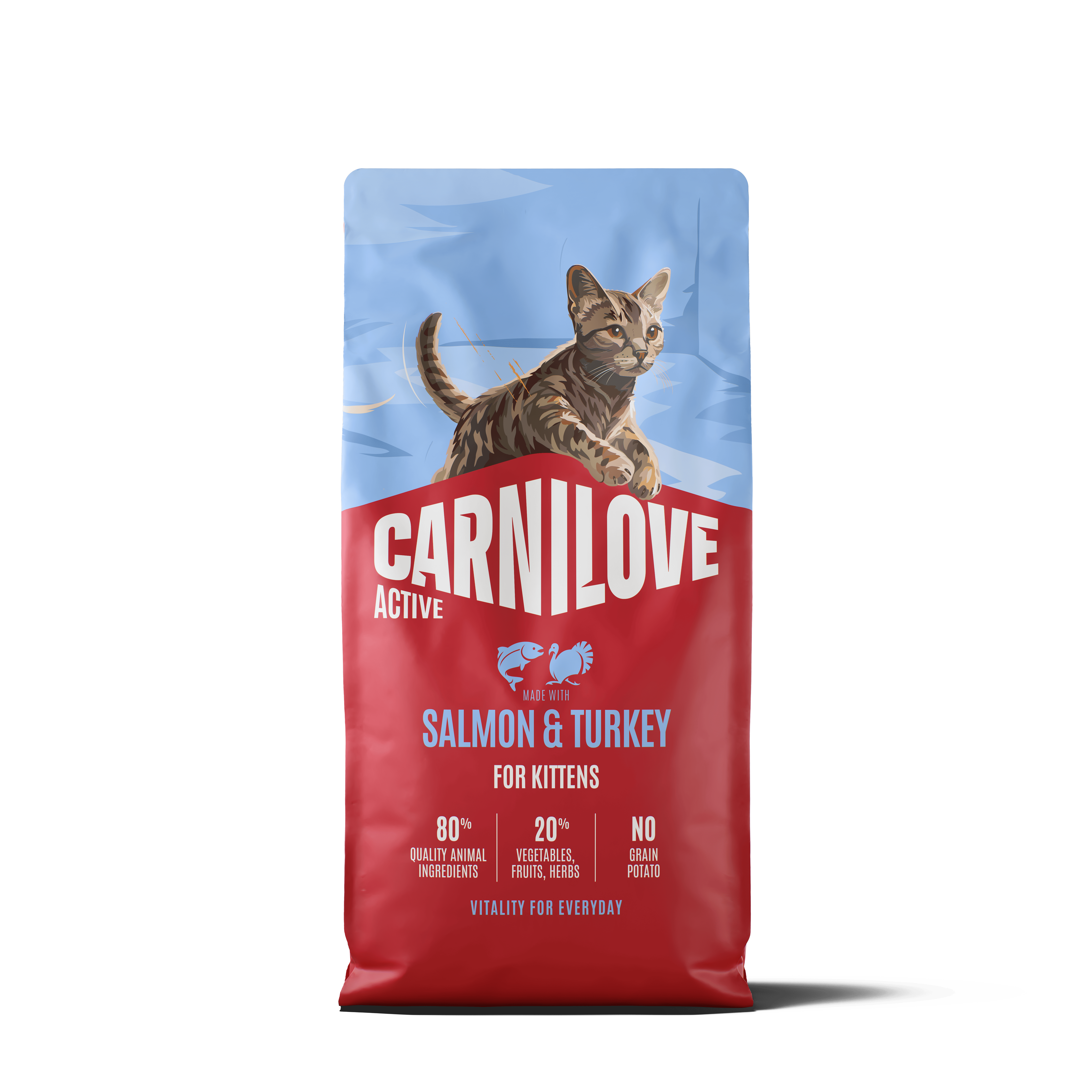 Active Cat Salmon & Turkey for Kittens 6kg