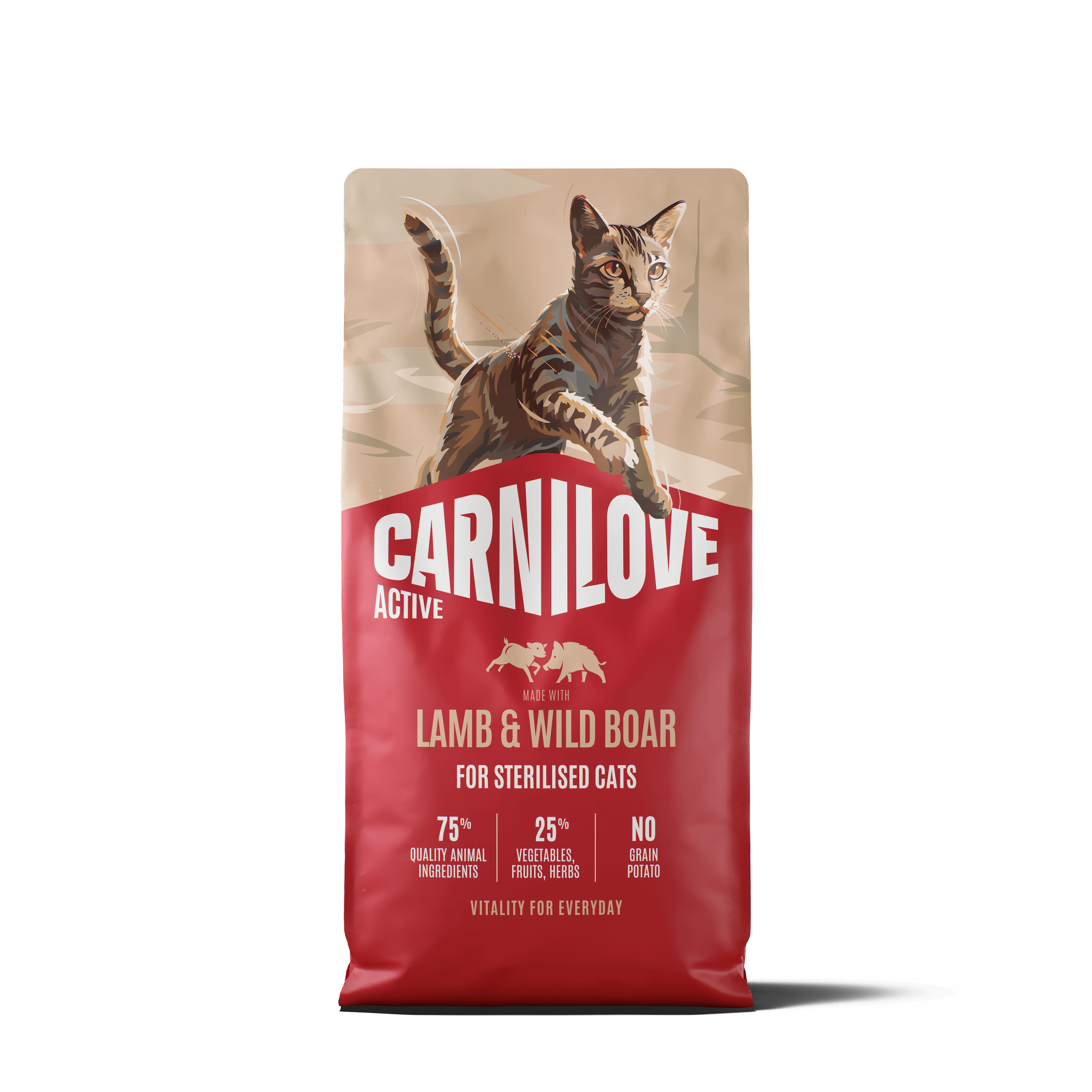 Active Cat Lamb & Wild Boar Sterilised Adult 6kg