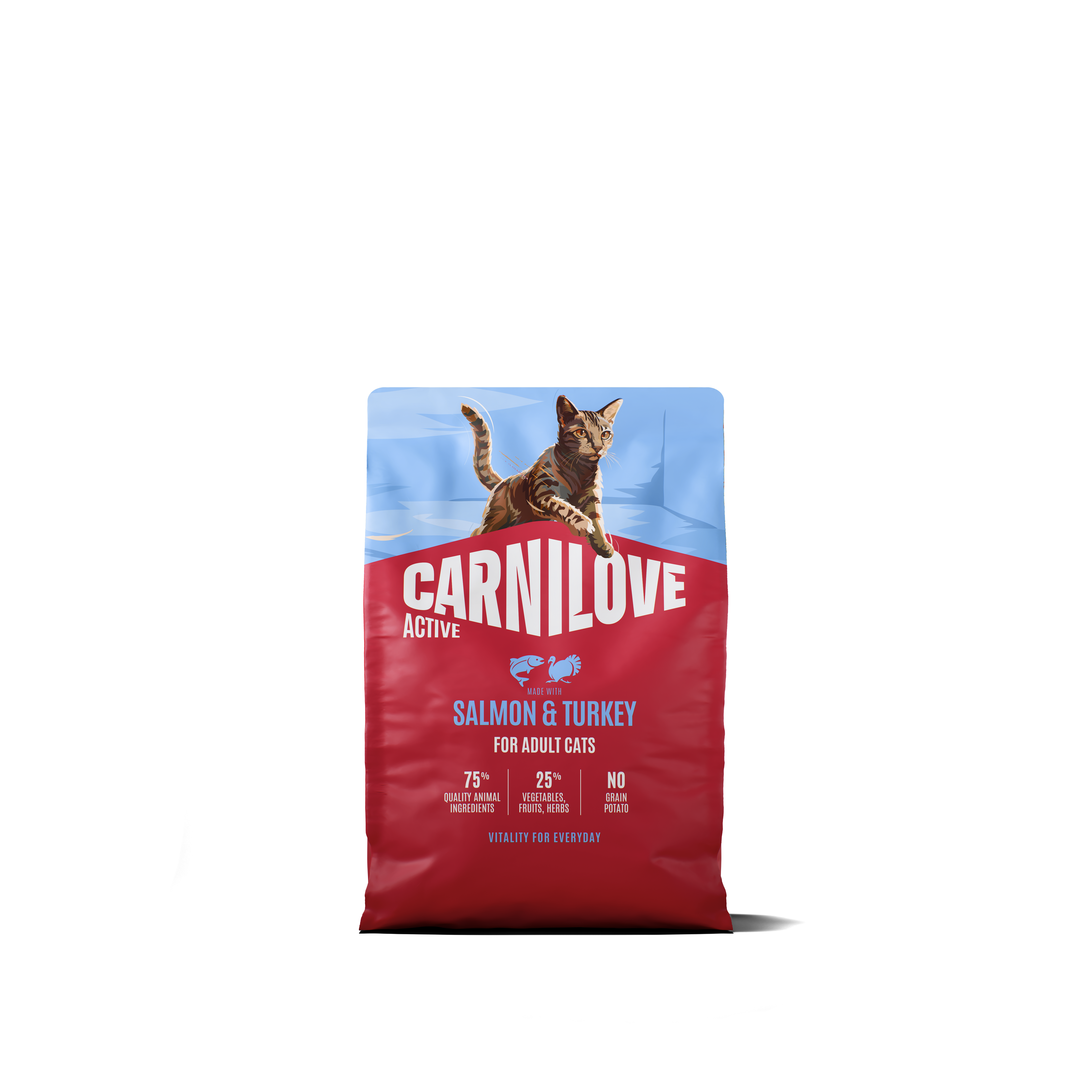 Active Cat Salmon & Turkey Sterilised Adult 2kg