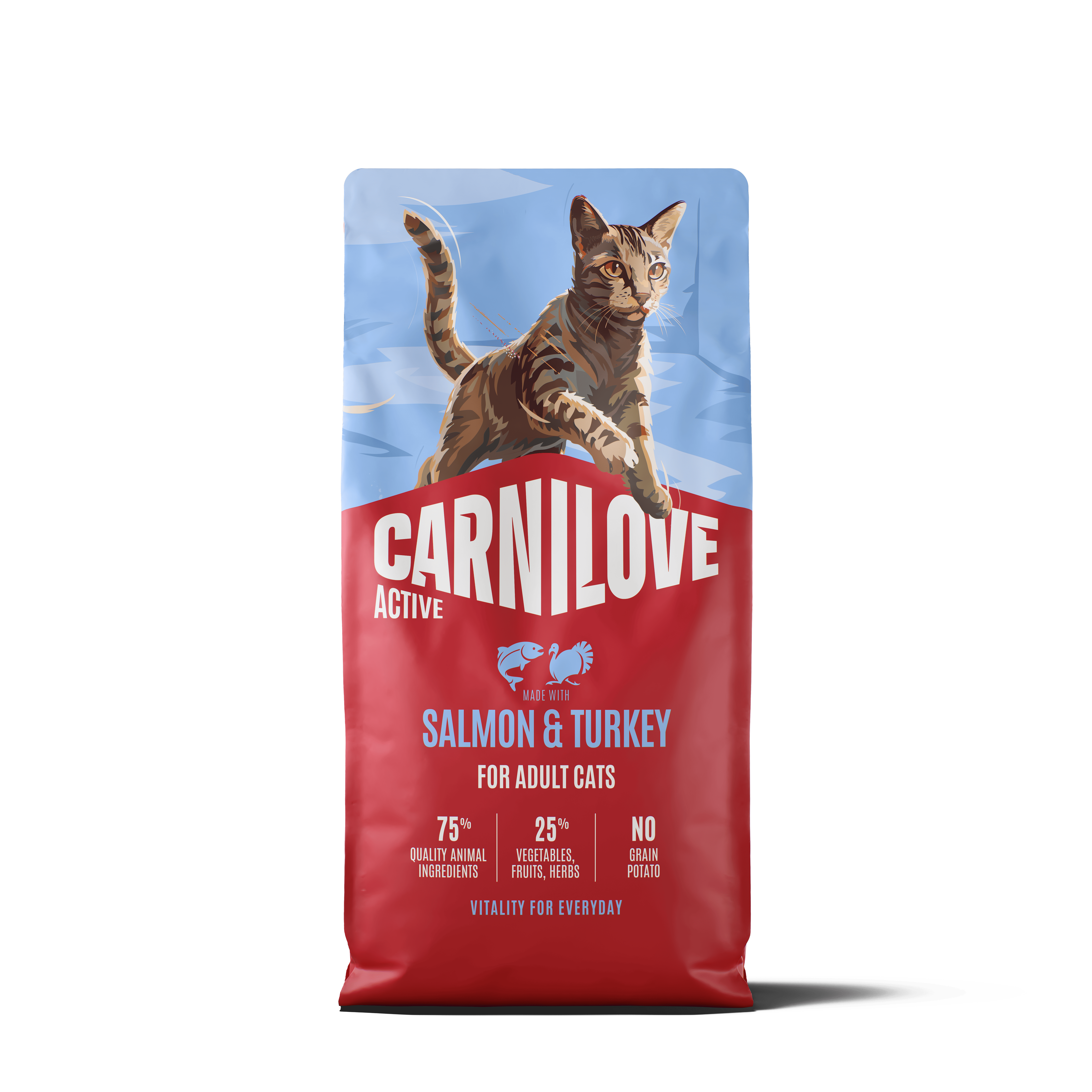 Active Cat Salmon & Turkey Sterilised Adult 6kg