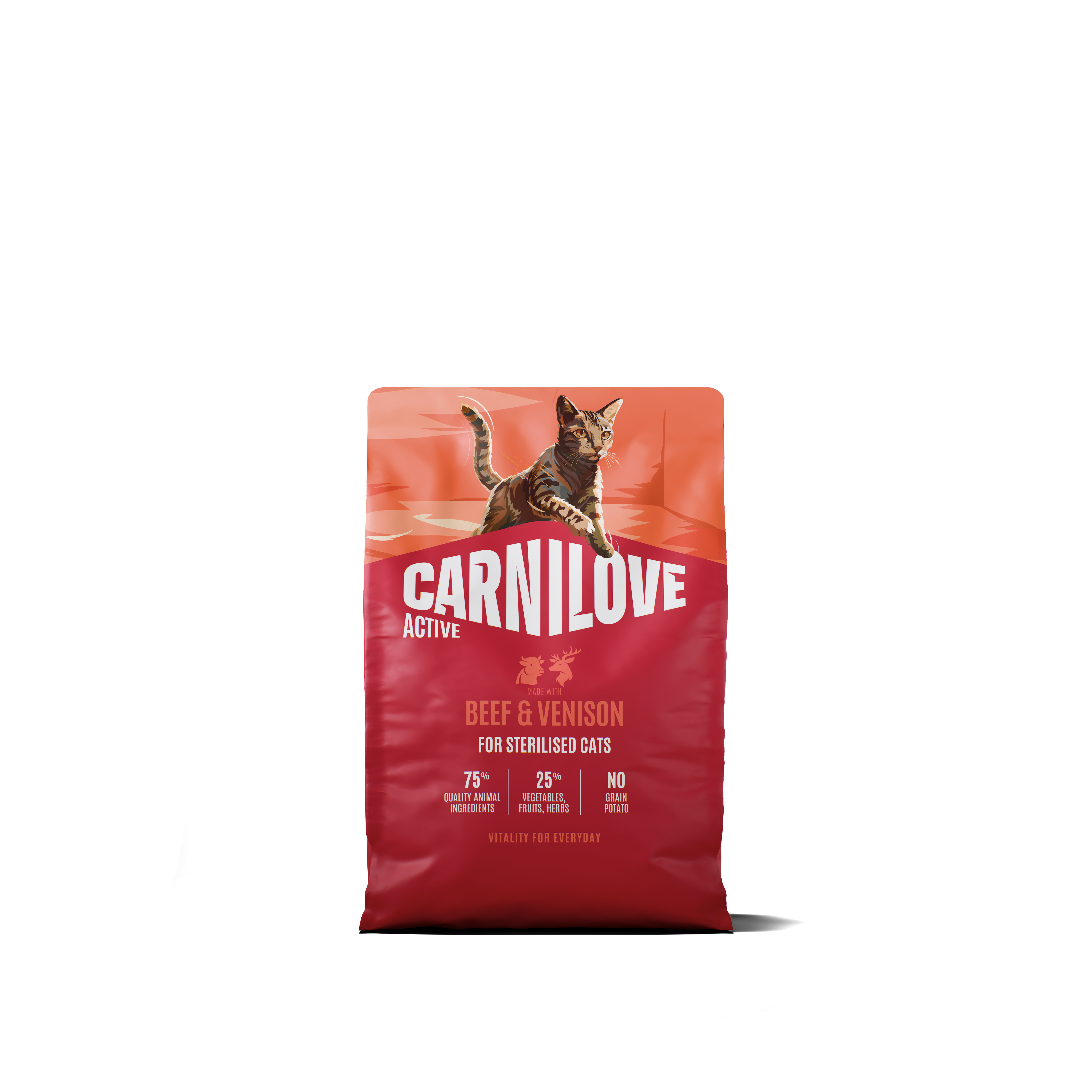 Active Cat Beef & Venison Sterilised Adult 2kg