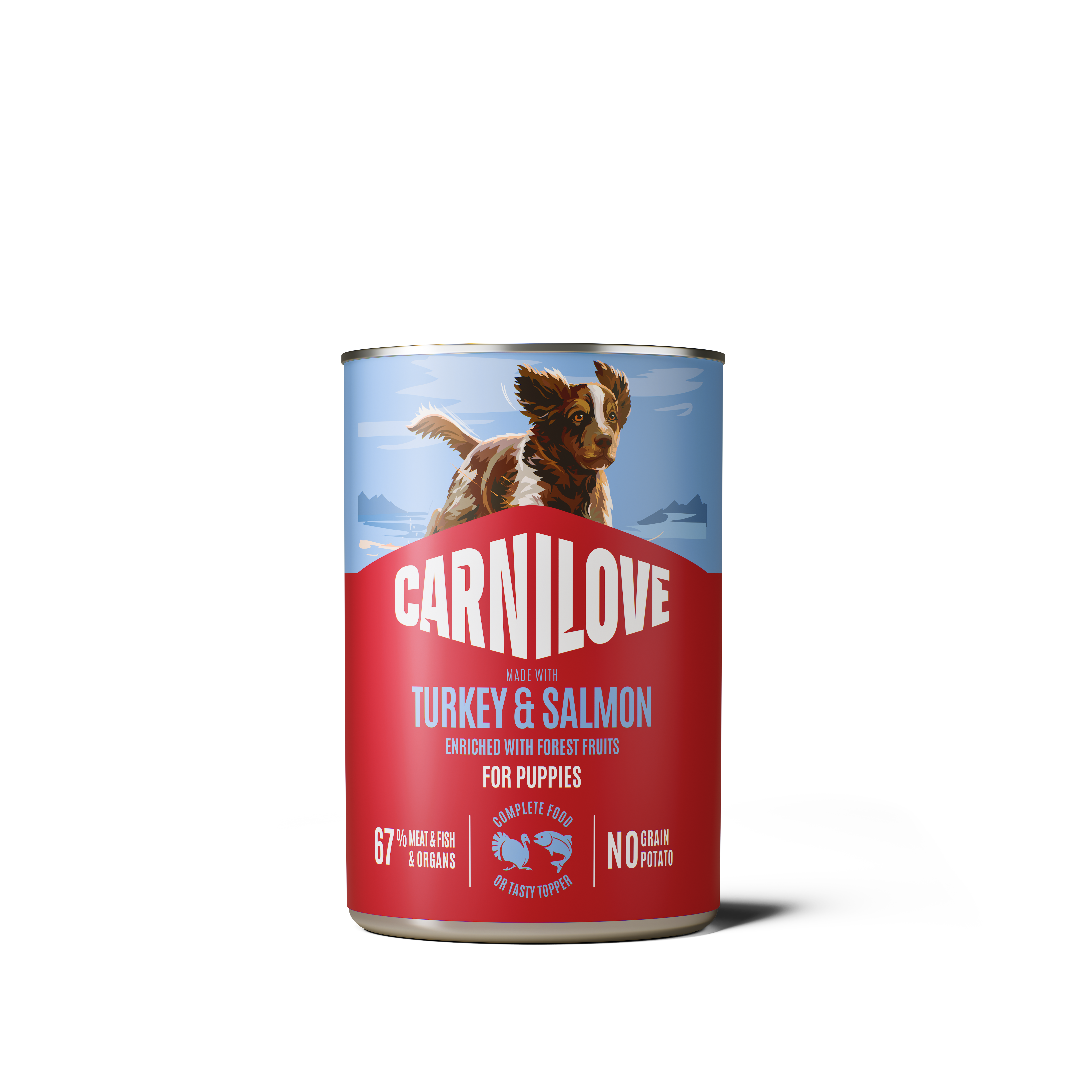 Carnilove Dog Can Paté Salmon & Turkey for Puppies - 400 g