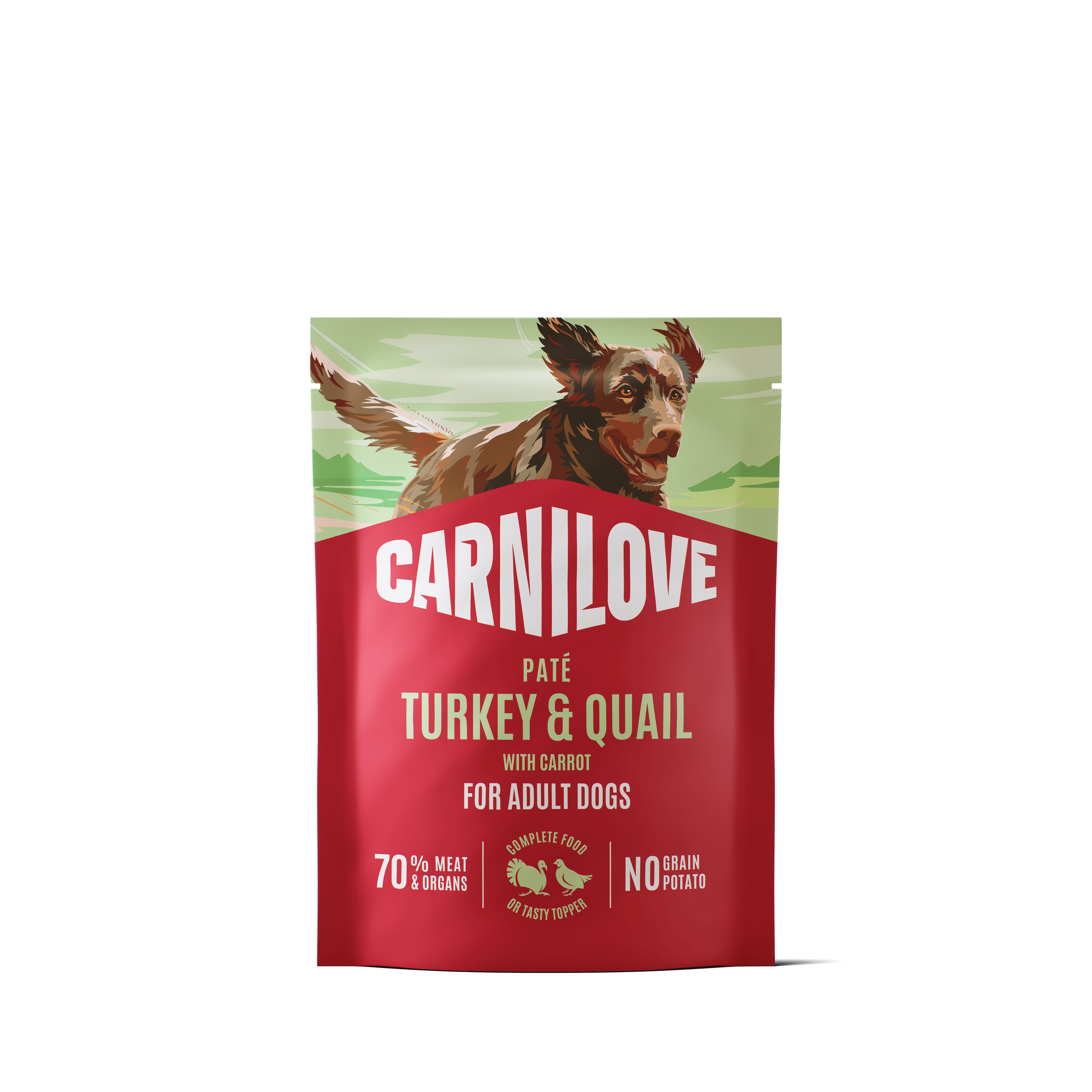 Dog Pouch Paté Turkey & Quail 300g
