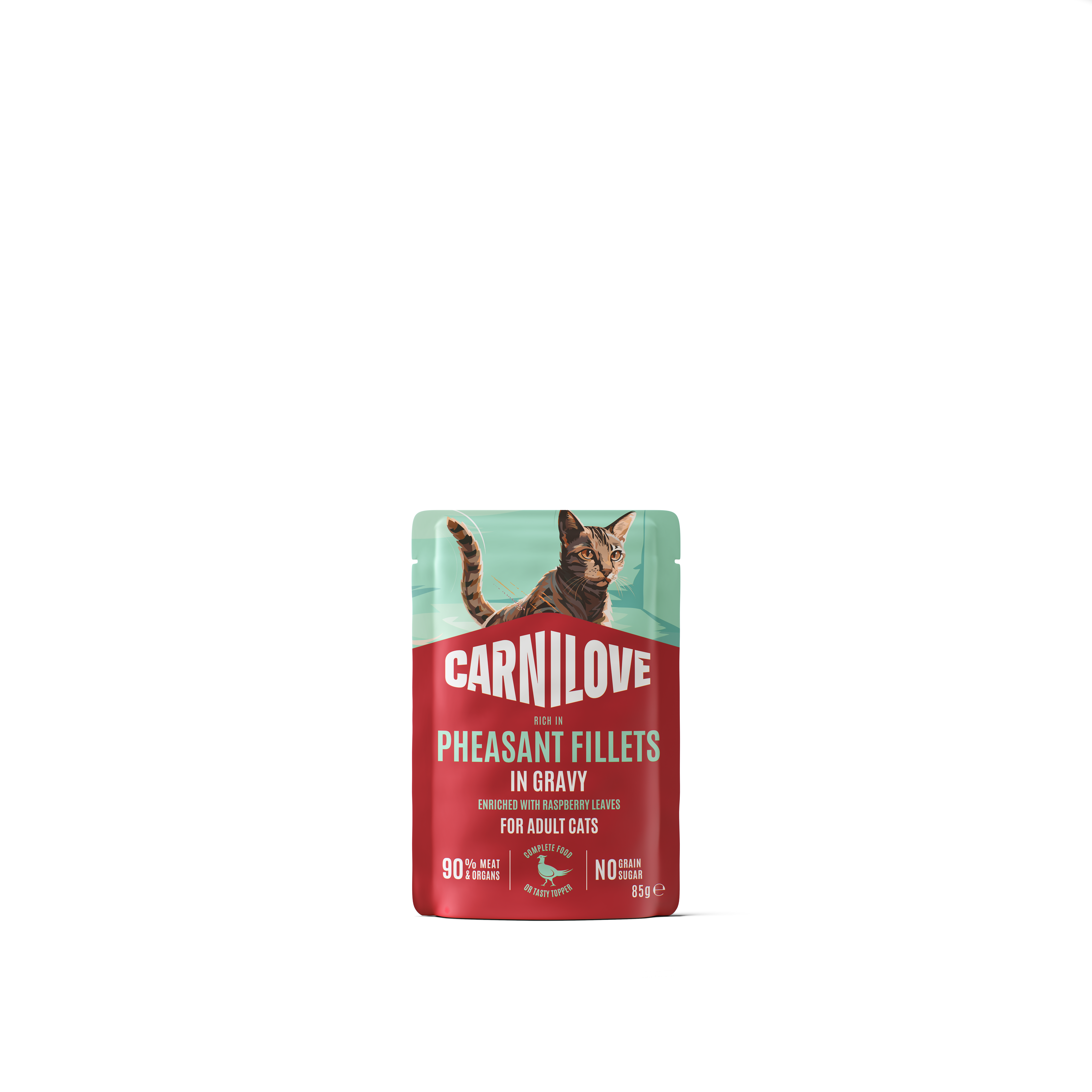 Cat Pouch Gravy Pheasant with Raspberry Leaves 85g