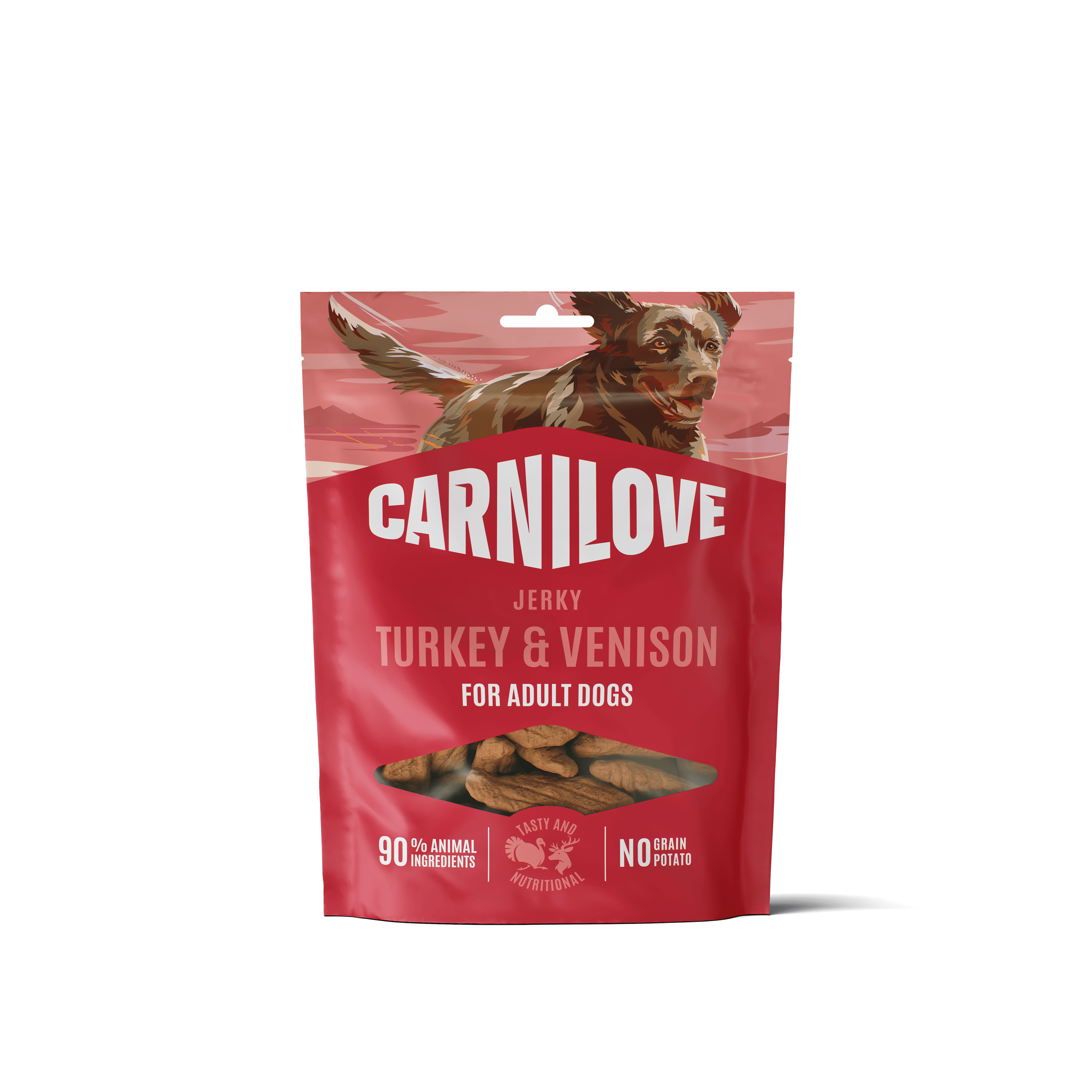 Dog Jerky Turkey with Venison 100g