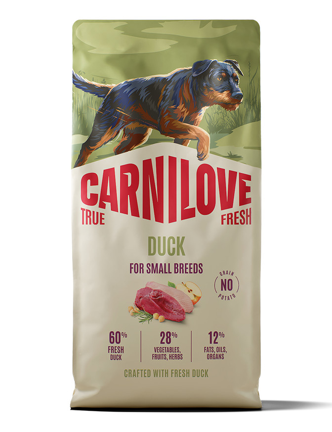 True Fresh Duck Adult Small Breed Torrfoder för Hund - 1,5 kg