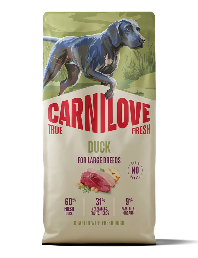 True Fresh Dog Duck for Adult Large Breeds 1,5kg
