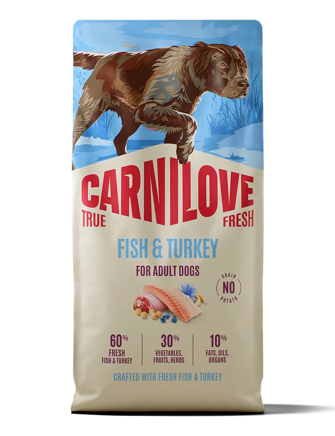 True Fresh Dog Fish &amp; Turkey Adult AllBreeds 1,5kg