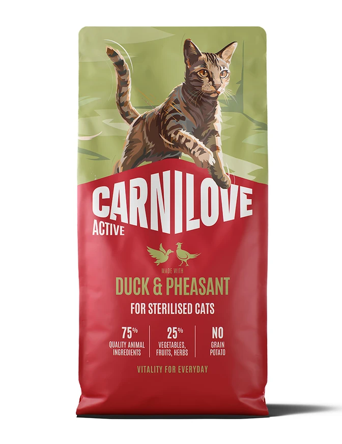 Active Cat Duck & Pheasant Sterilised Adult 400g