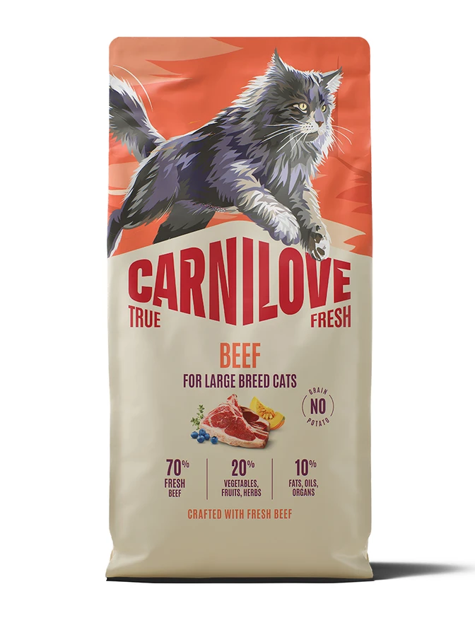 True Fresh Cat Beef for Adult Large Breeds 400g