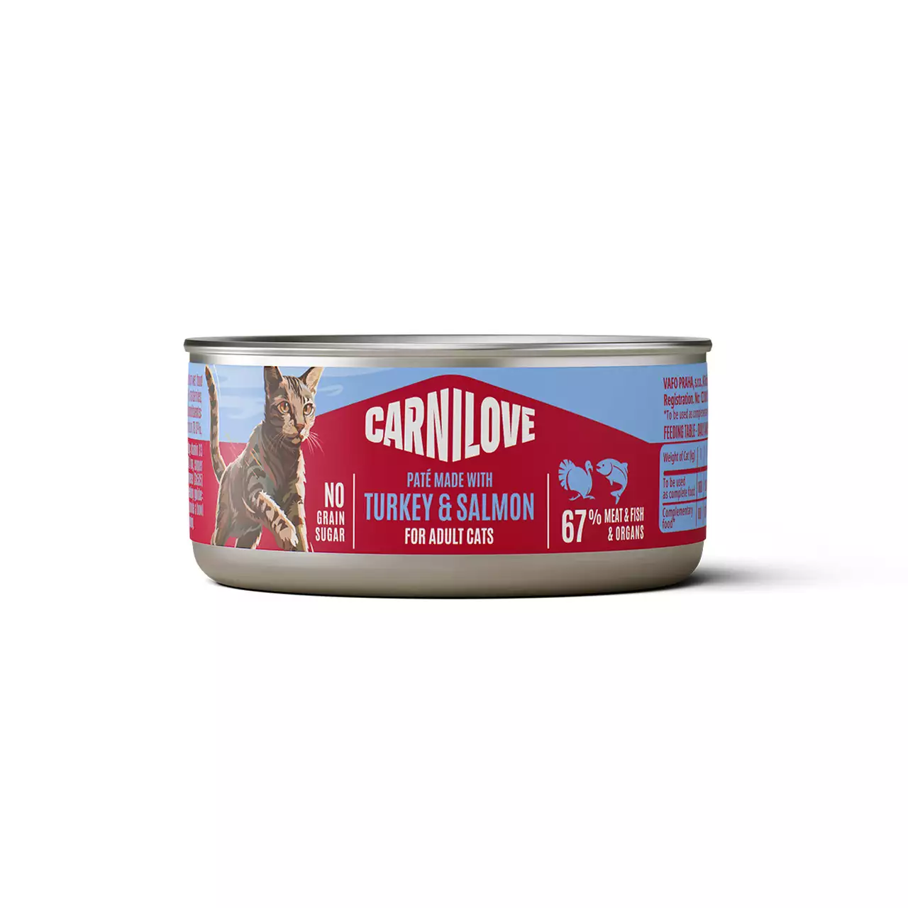 Cat Can Paté Turkey & Salmon Kitten 100g