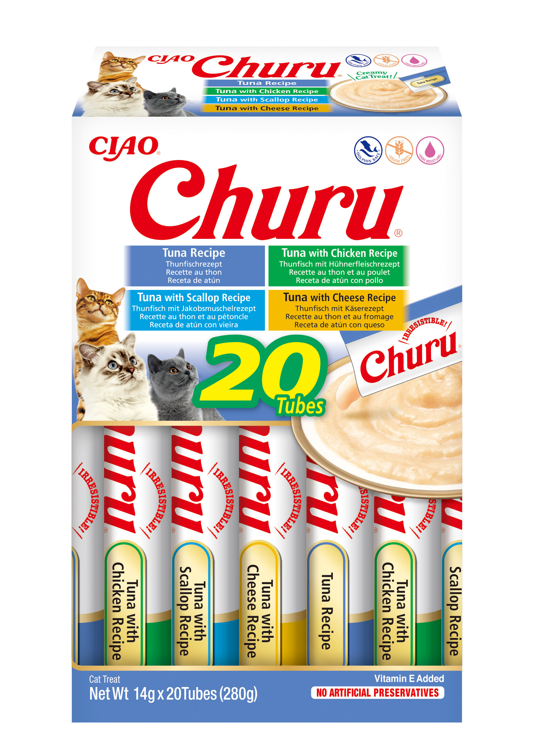 Cat Cremy Tuna Varieties 20x14g