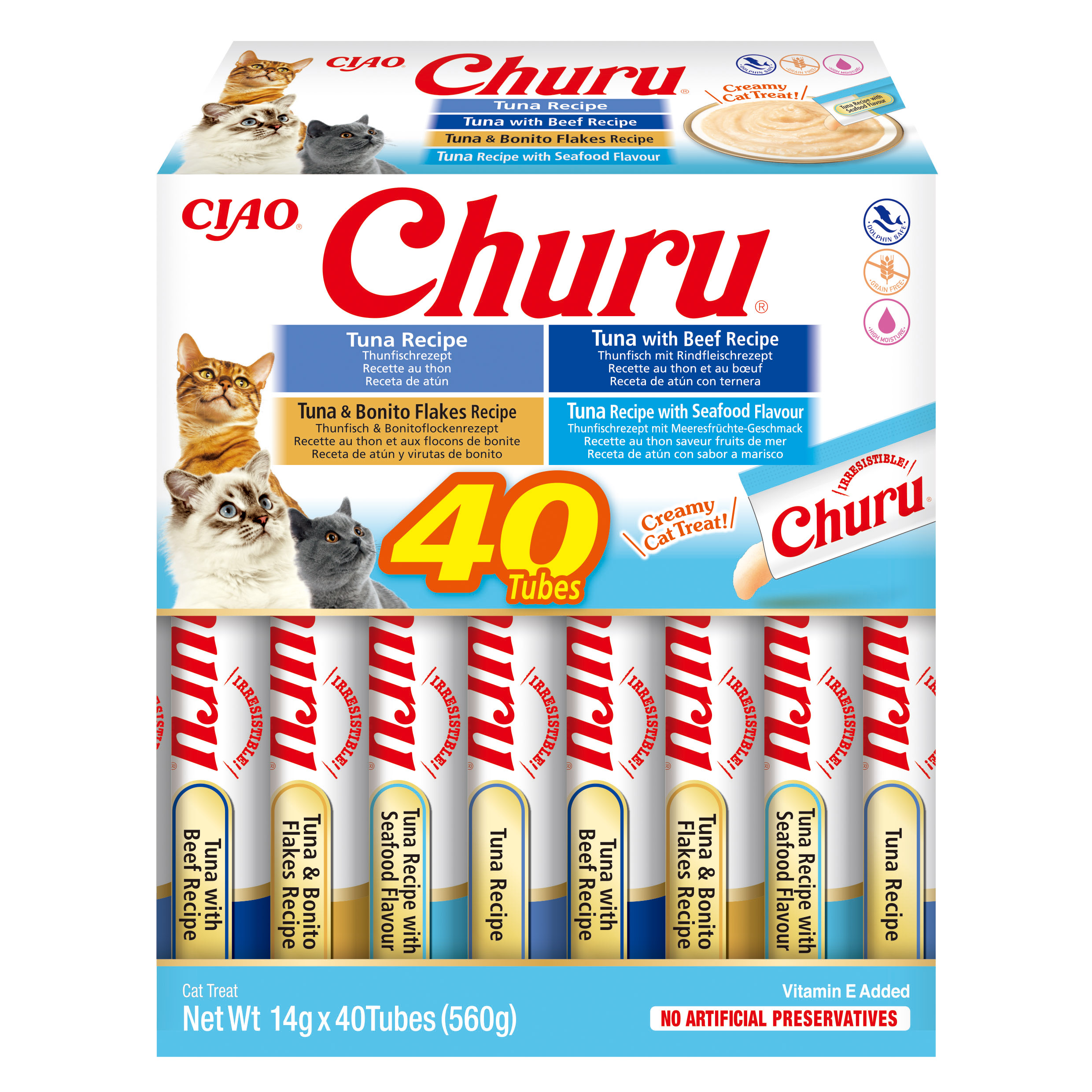 Cat Cremy Tuna Varieties 40x14g