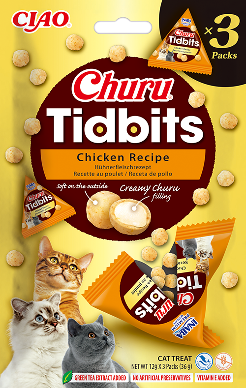 Tidbits 3p Chicken Recipe kattgodis 3x12g