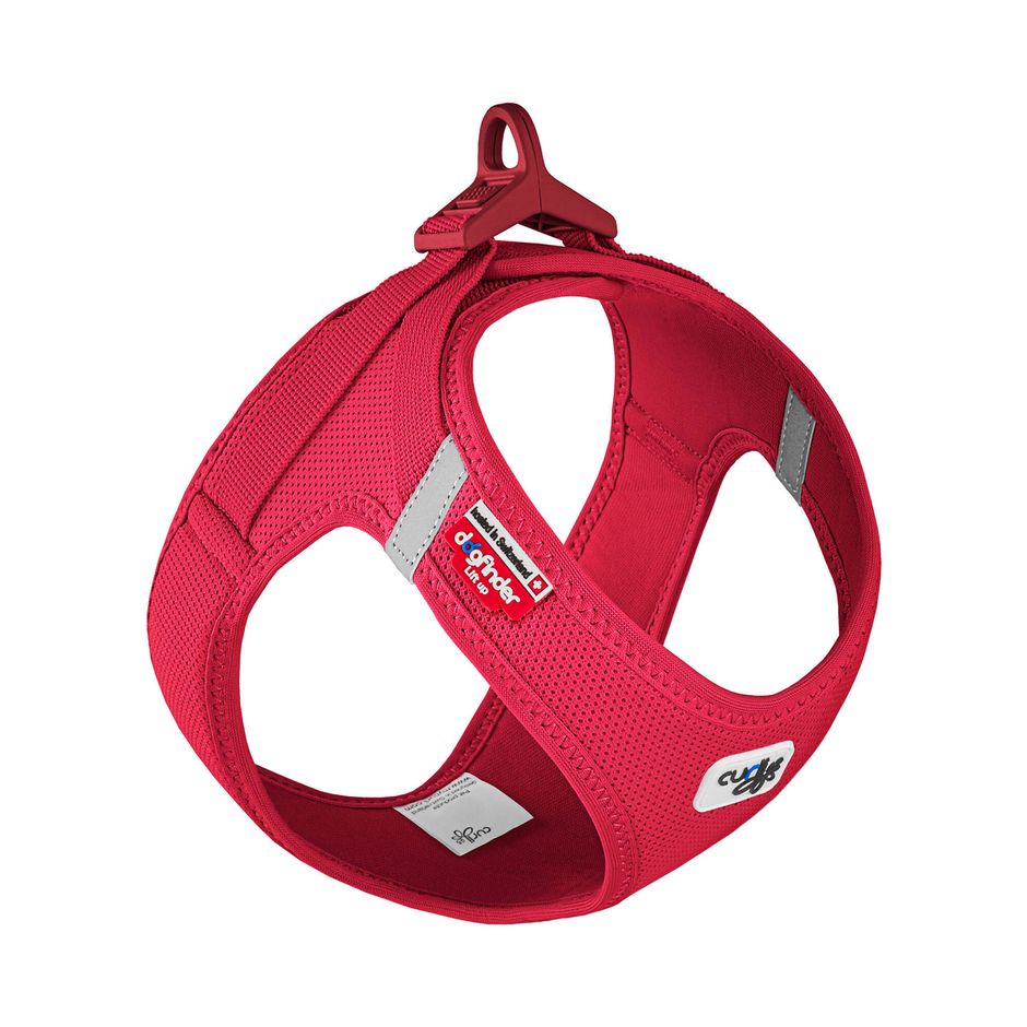 Clasp Step-In Hundsele Air-Mesh Röd XXS